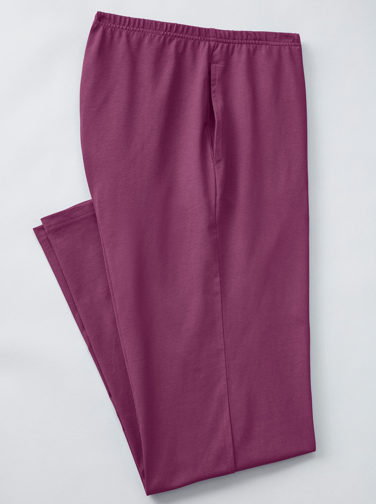 Freizeithose - beere + marine