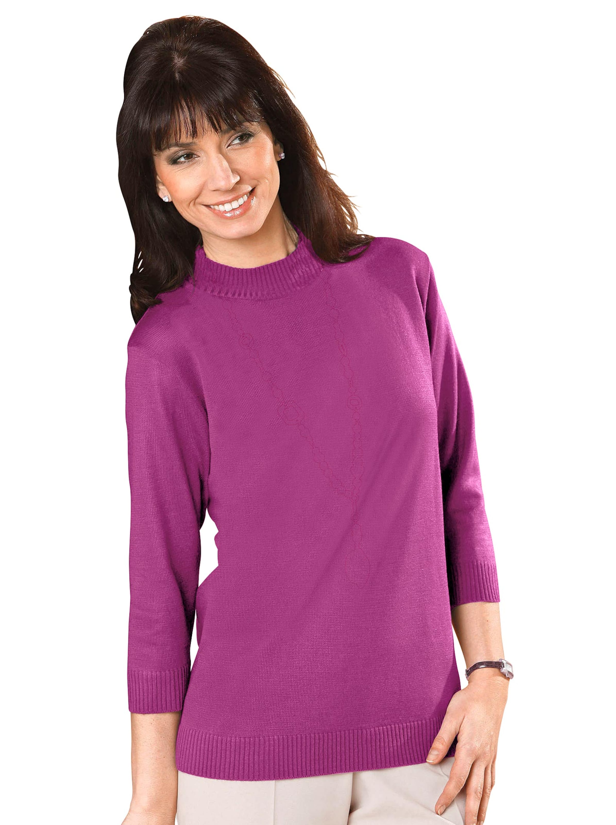 Pullover - fuchsia