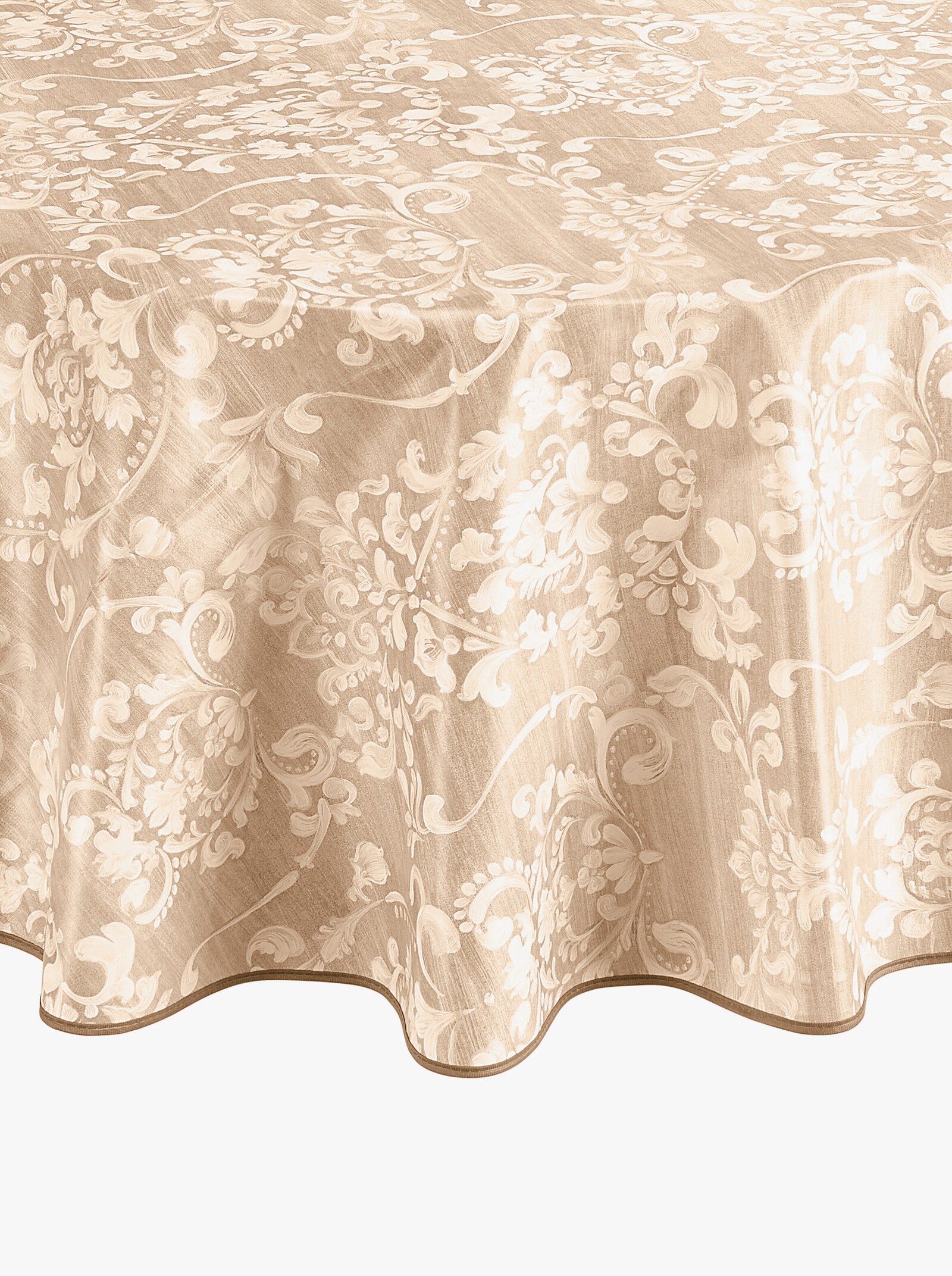 Tischdecke - beige