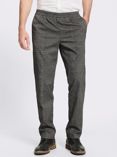 Brühl Schlupfhose mit Easy Care-Ausrüstung - schoko-kariert