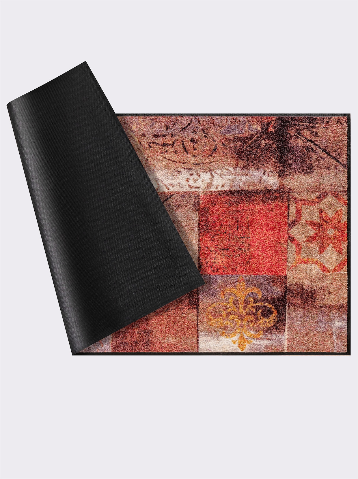 wash+dry by Kleen-Tex Voetmat - roest