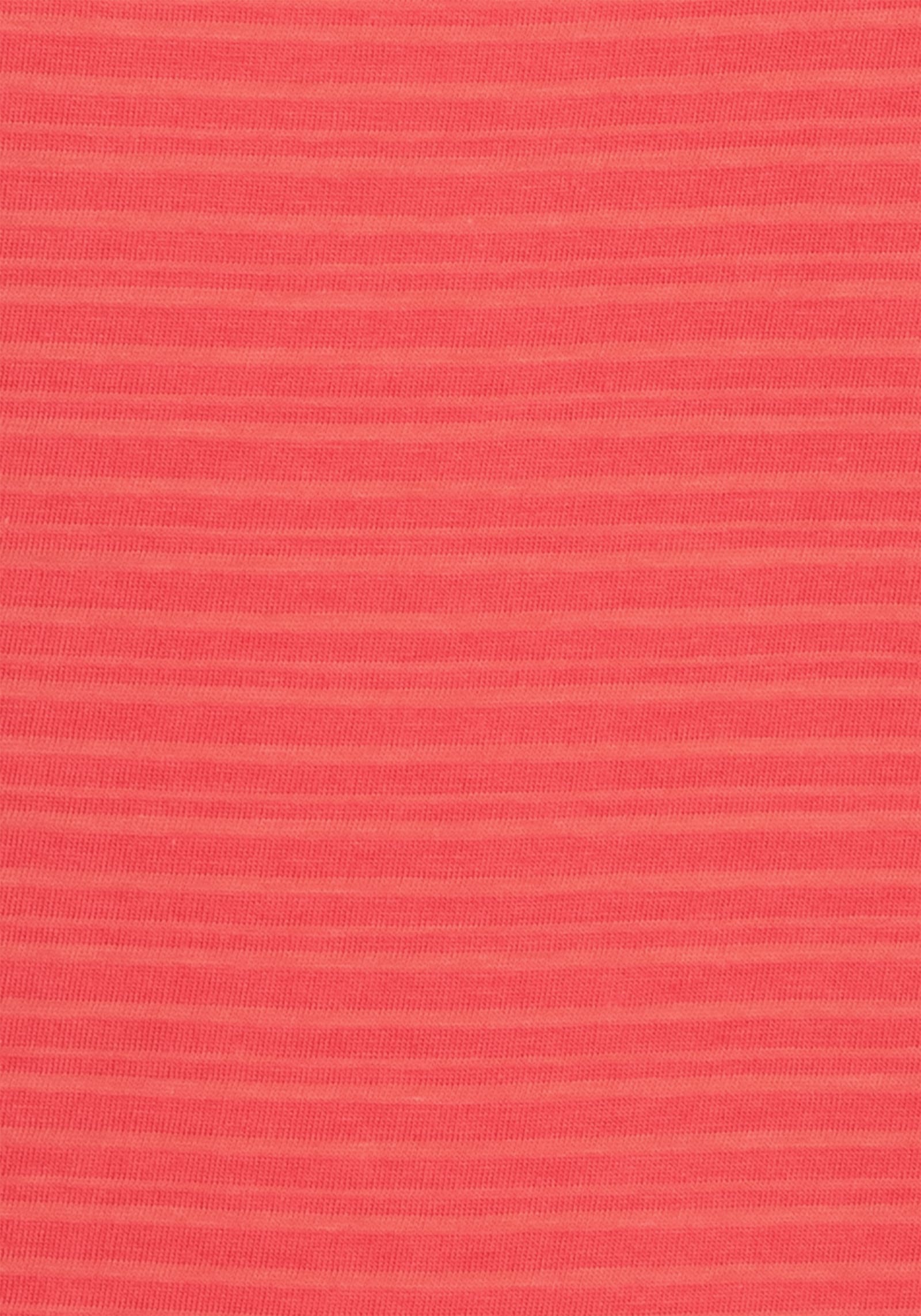 Beachtime Kurzarmshirt - koralle, creme