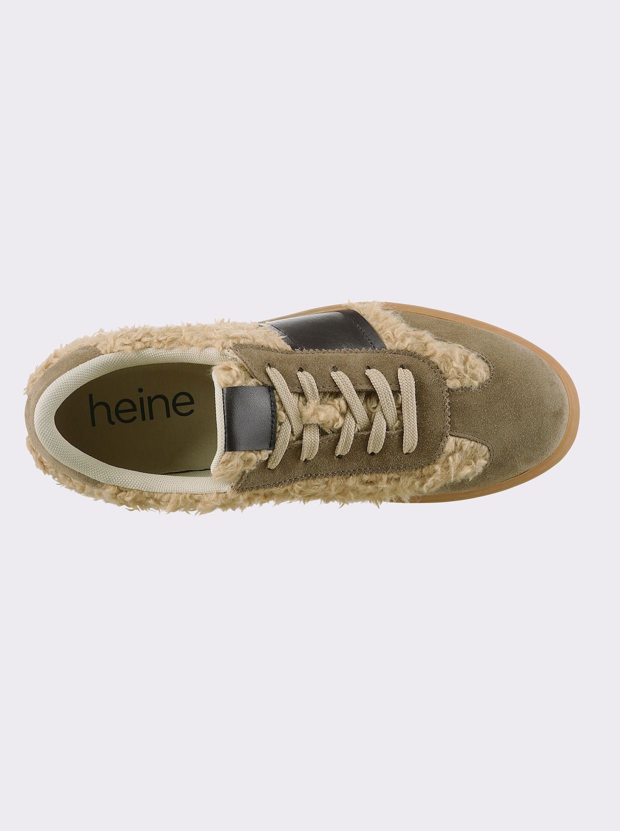heine Sneaker - beige/zwart