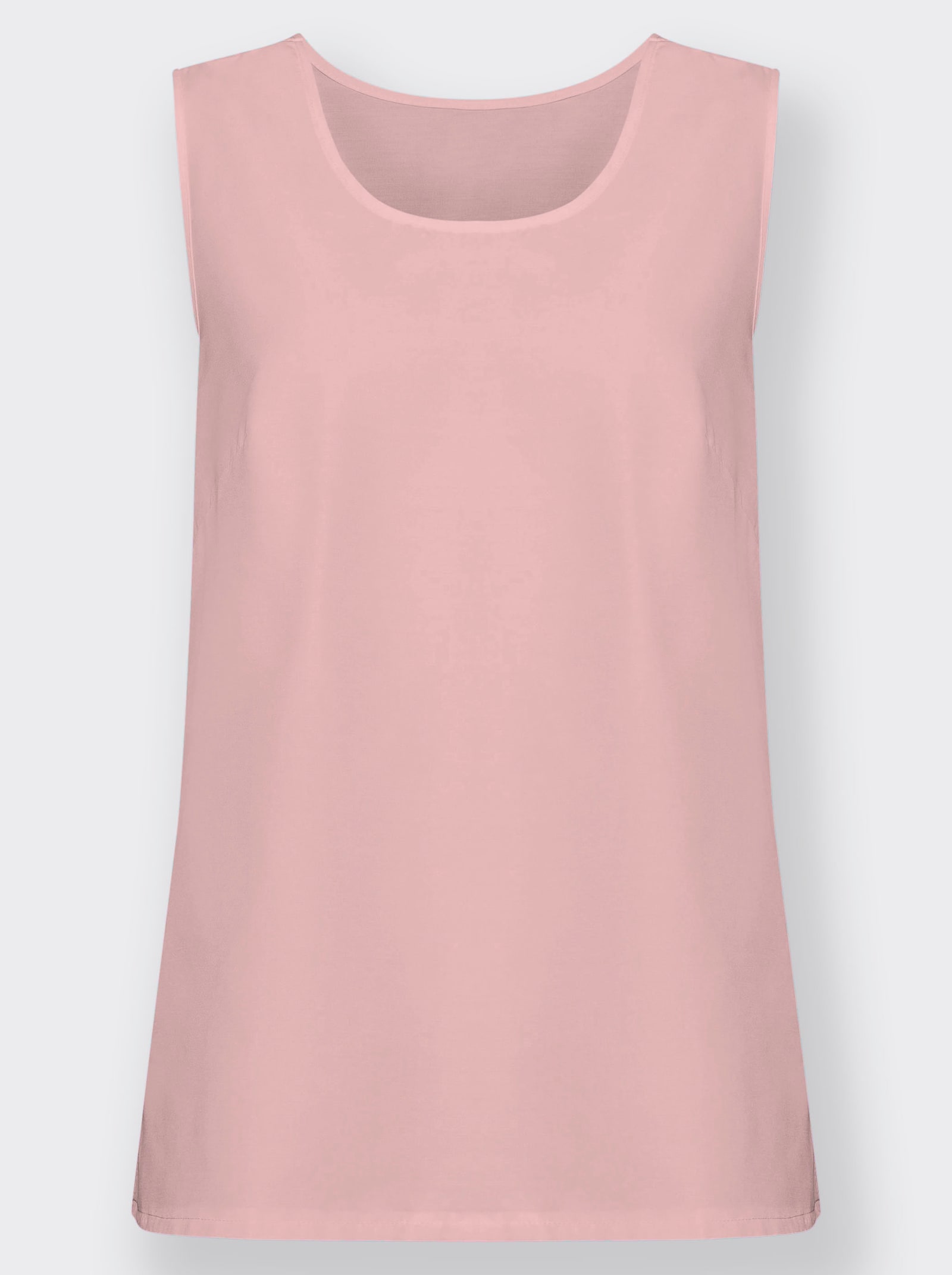 Trägertop mit Seitenschlitzen - rosé