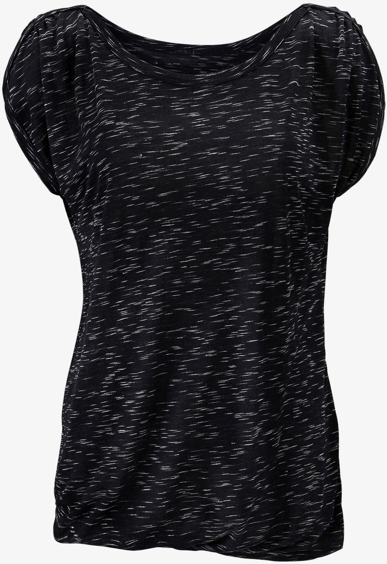 LASCANA Kurzarmshirt - schwarz