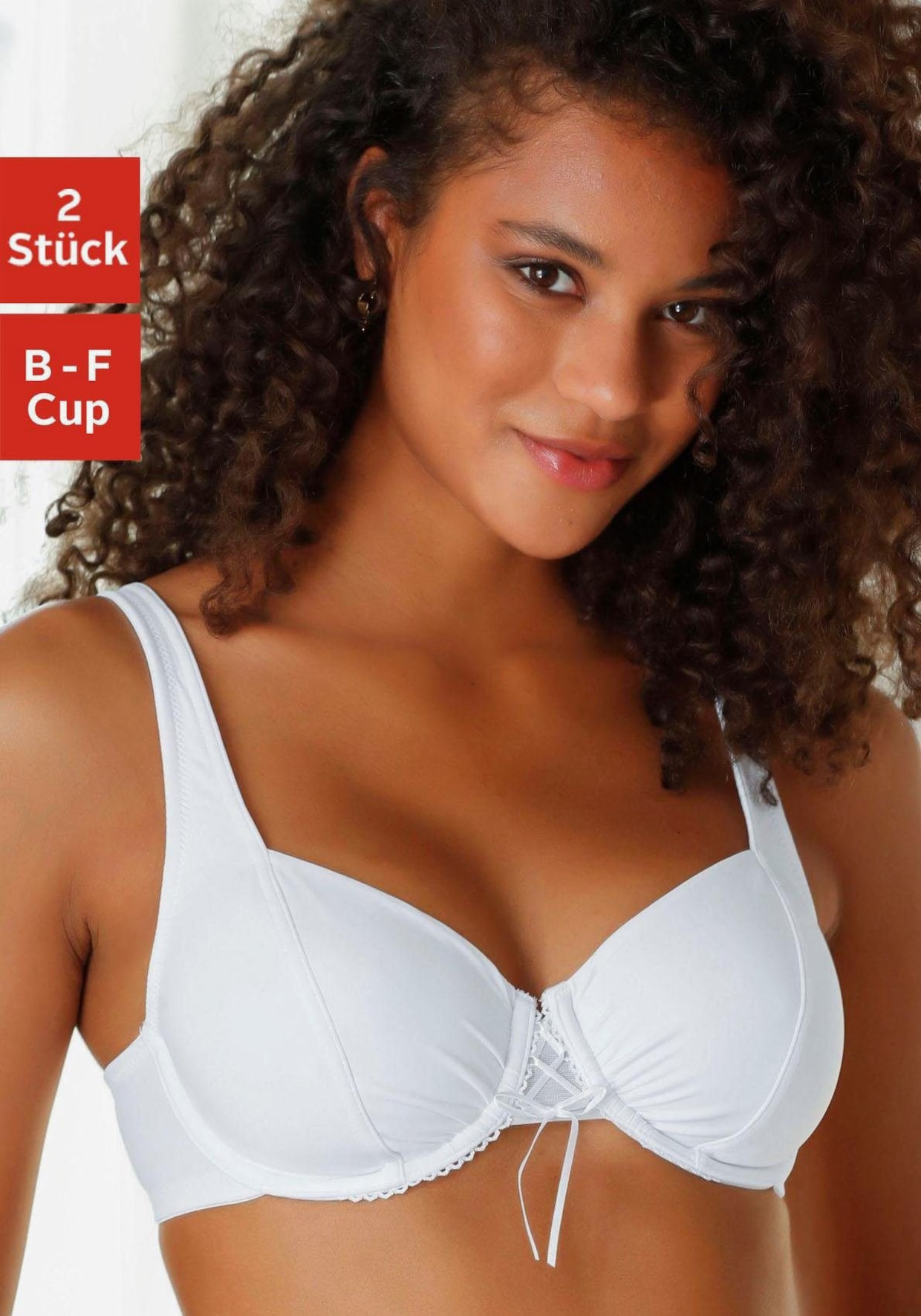 petite fleur soutien-gorge décolleté - blanc + noir