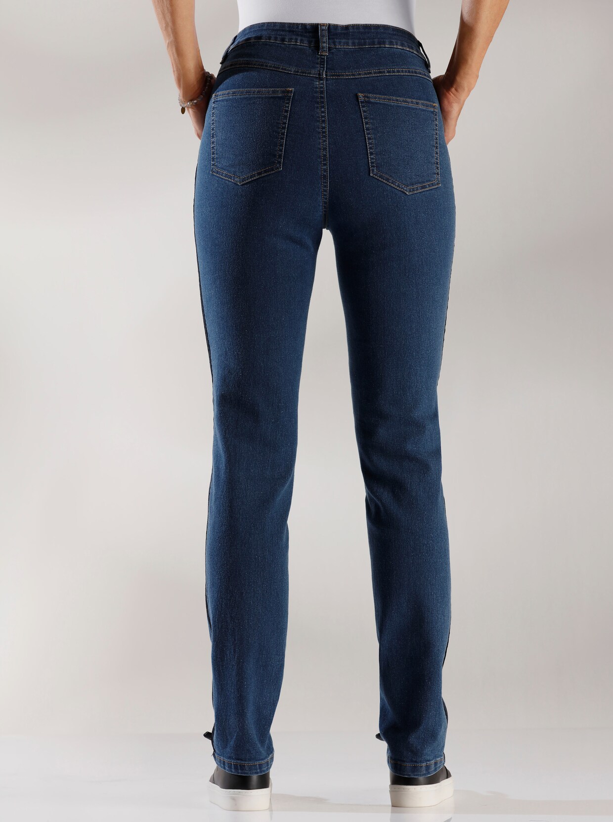 Jean 5 poches - bleu délavé