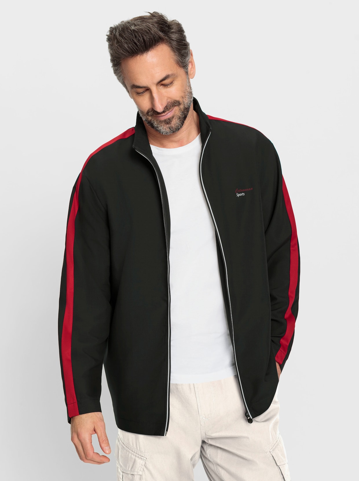 Catamaran Sports Freizeitjacke - schwarz-rot