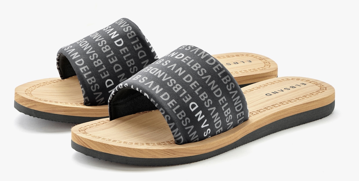 Elbsand Badslippers - zwart