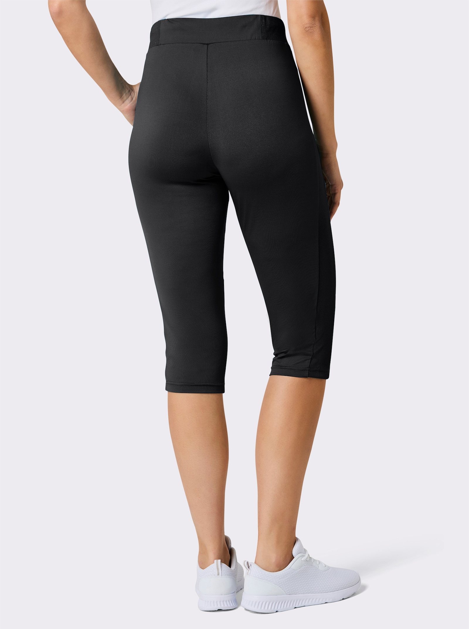 Catamaran Sports Caprileggings mit Teil-Dehnbund - schwarz
