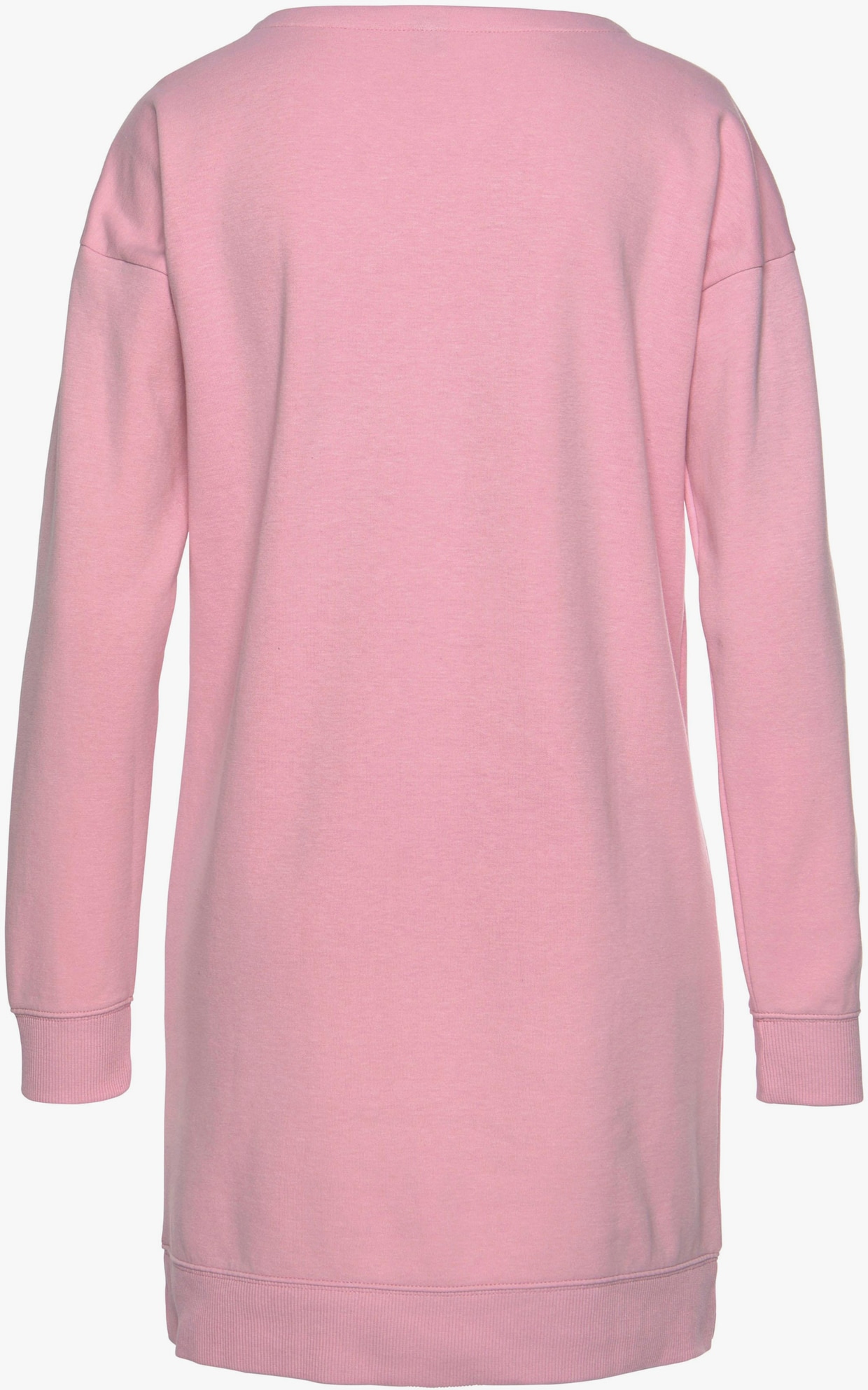 Robe en matière sweat - rose-noir