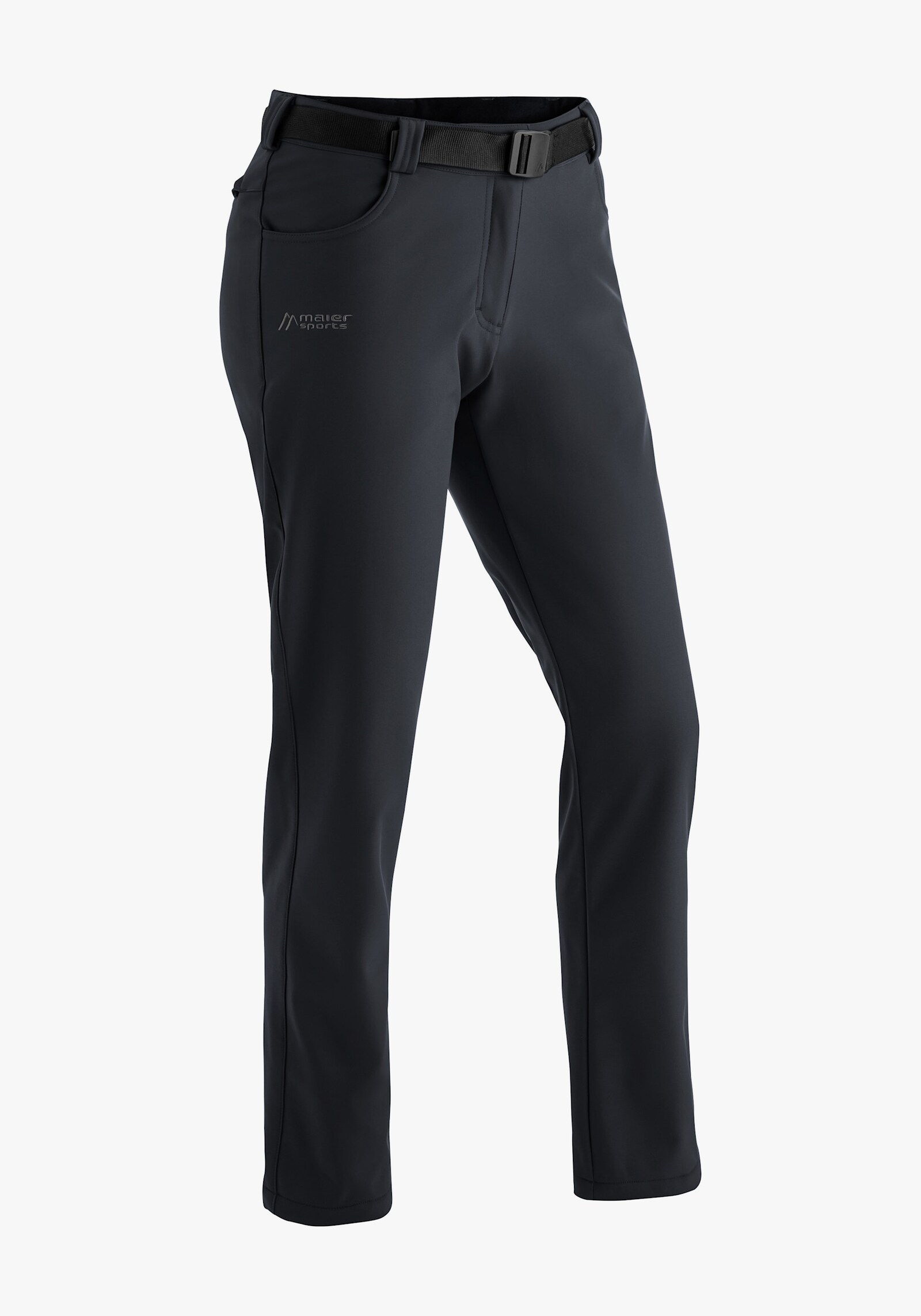 Maier Sports Softshellhose - black