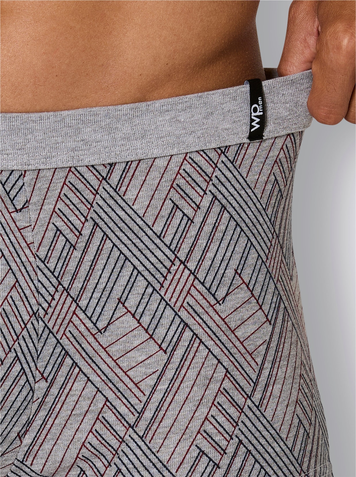 wäschepur men Pants - grau-meliert-sortiert
