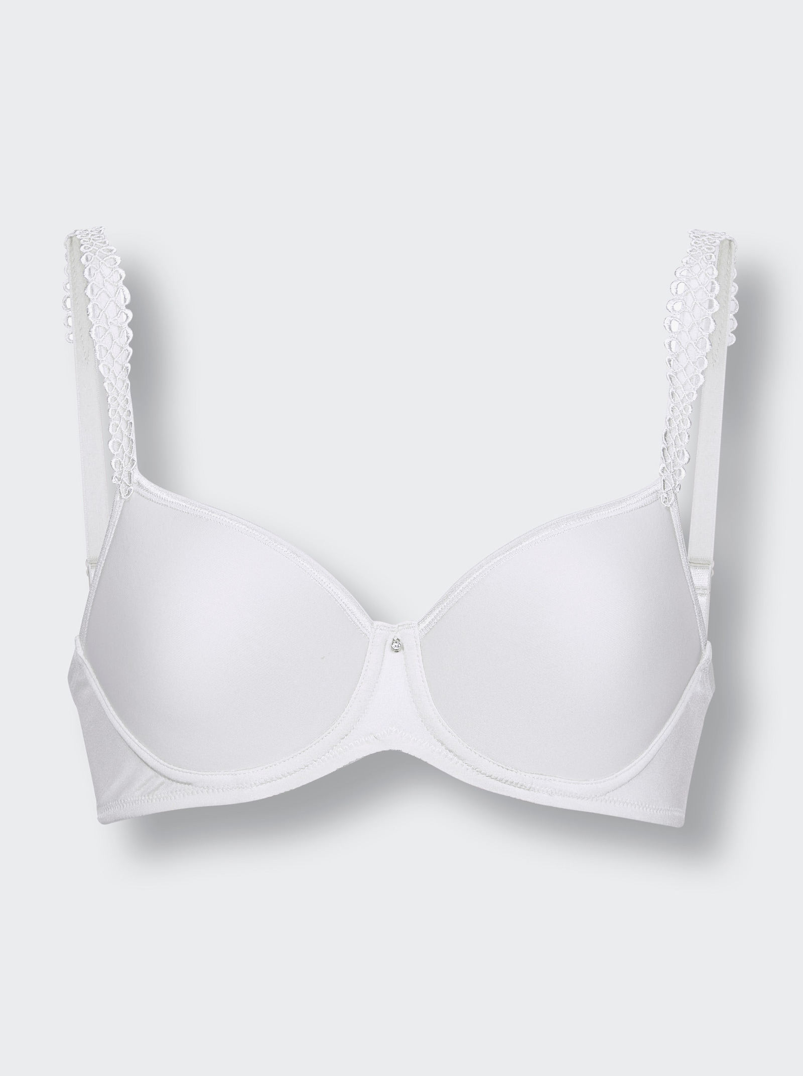 Viania T-Shirt-BH mit Bügel , aus Spacer-Material - weiß