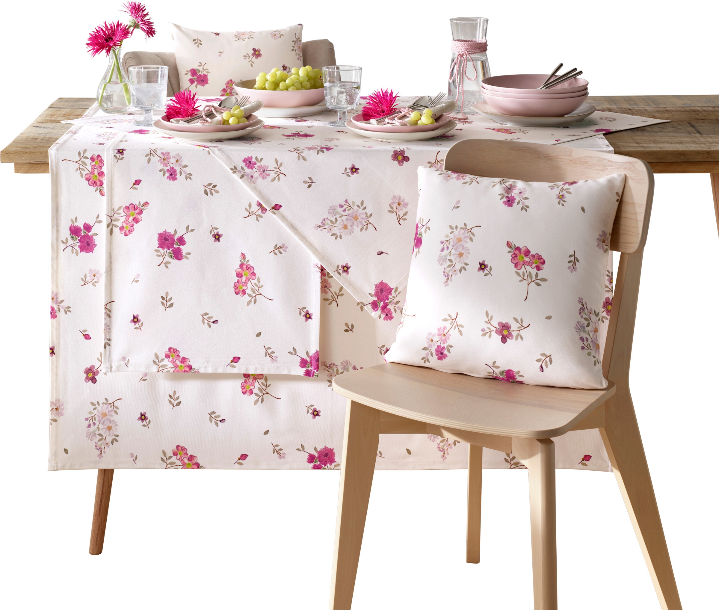 Tischdecke in günstig Kaufen-Tischdecke in weiß-erika von heine. Tischdecke in weiß-erika von heine <![CDATA[Dieses toll bedruckte Tischwäsche-Programm ist vom Sommer und seiner Blumenpracht inspiriert.]]>. 