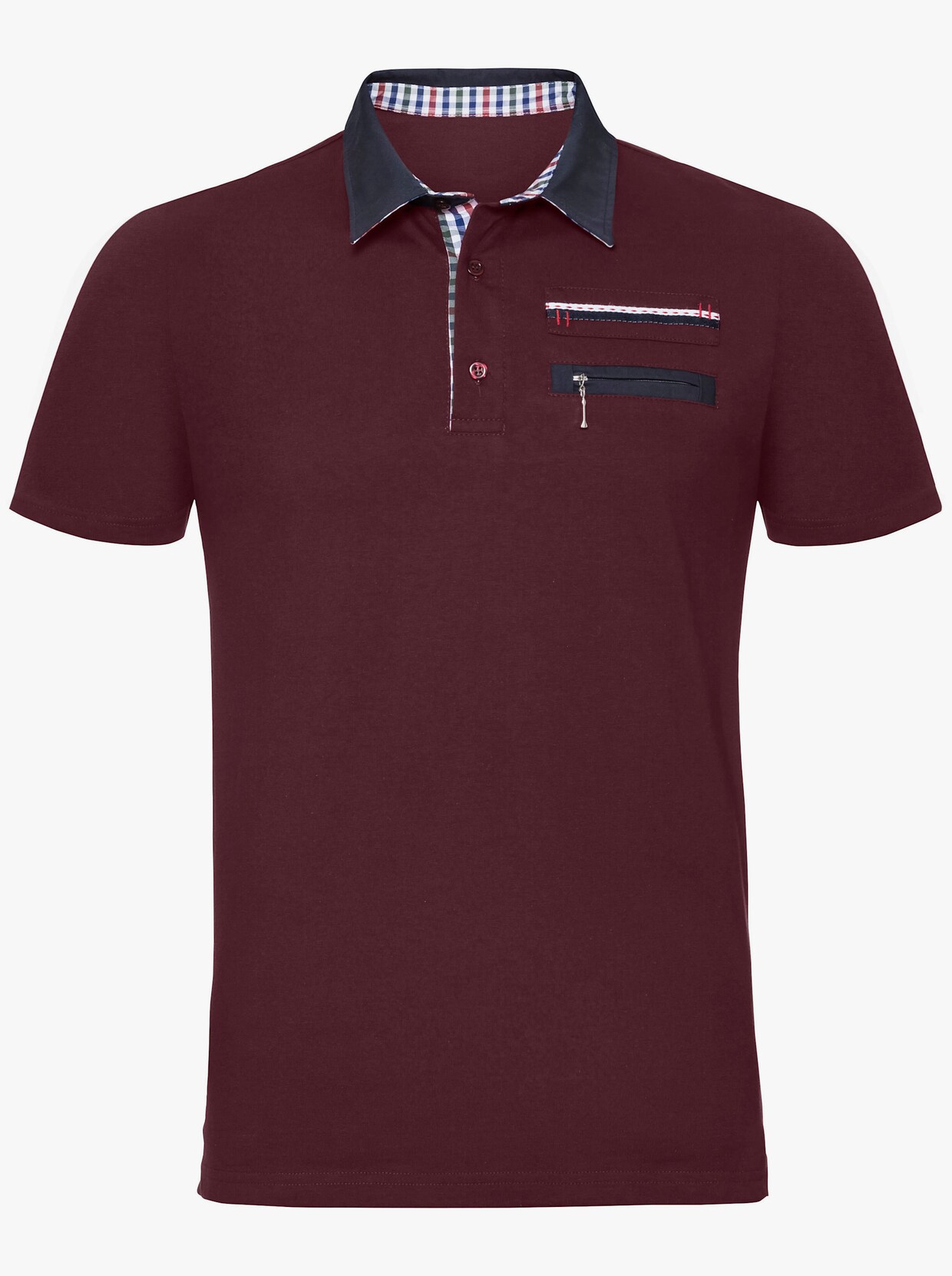 Catamaran Kurzarm-Shirt - bordeaux