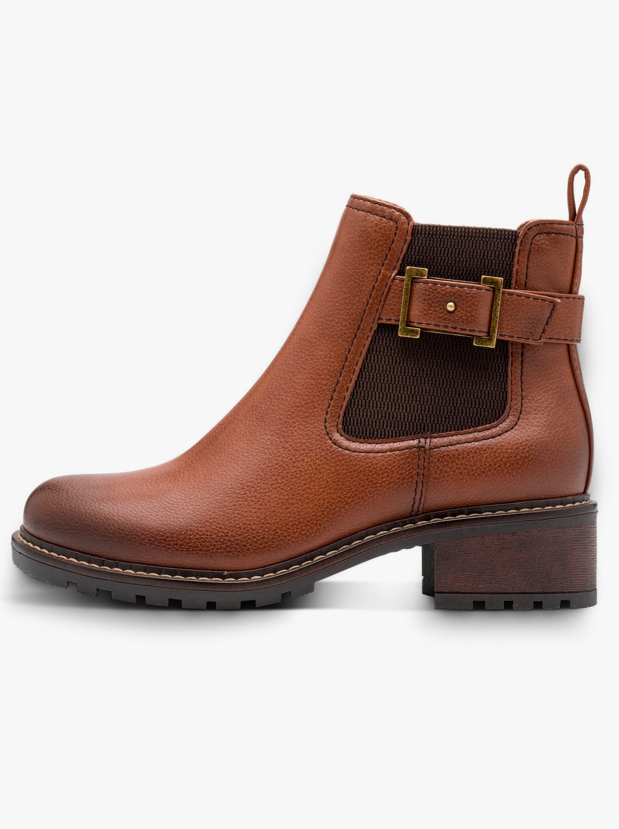 Jana Stiefelette - cognac