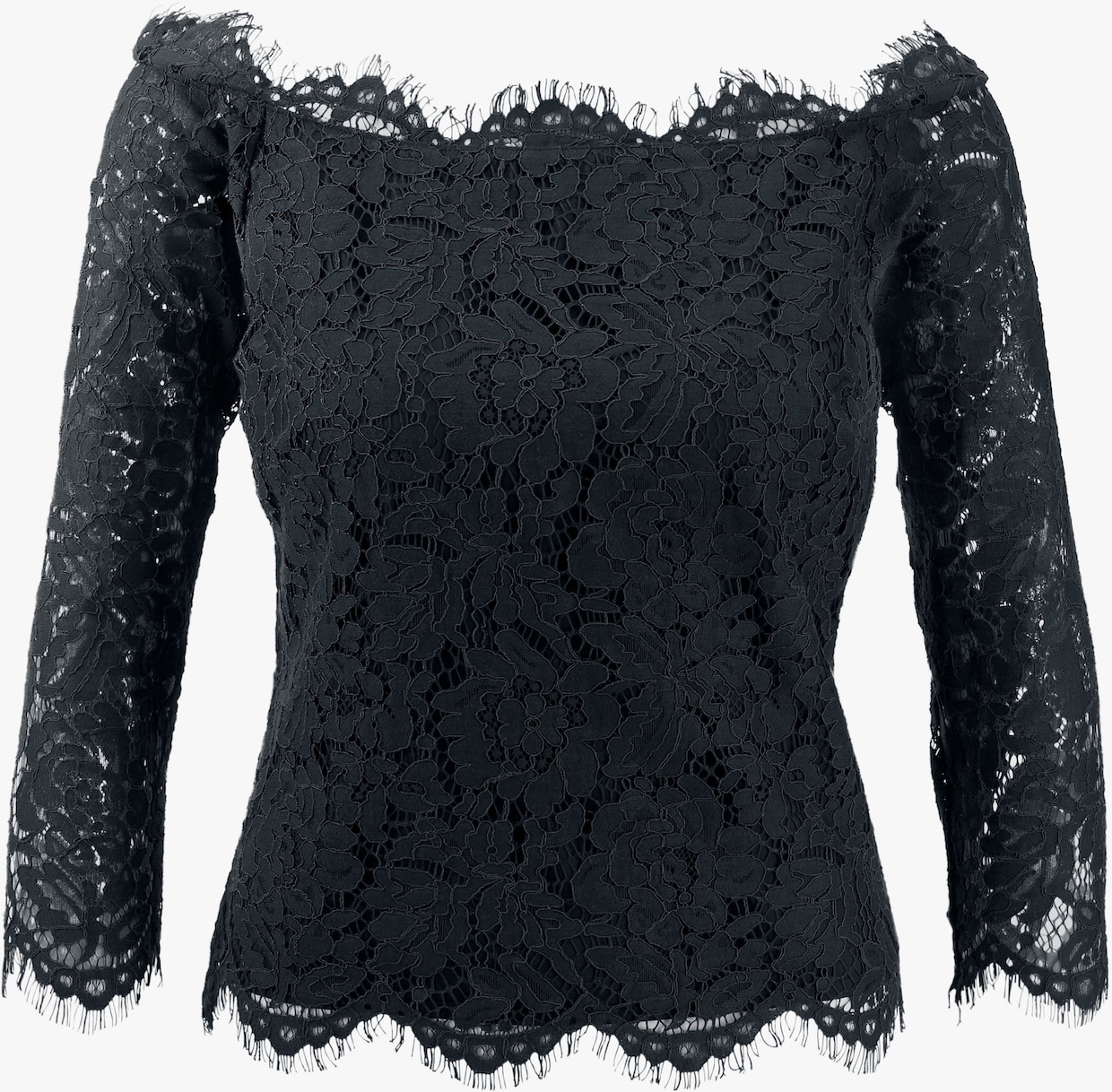 heine Kanten blouse - zwart