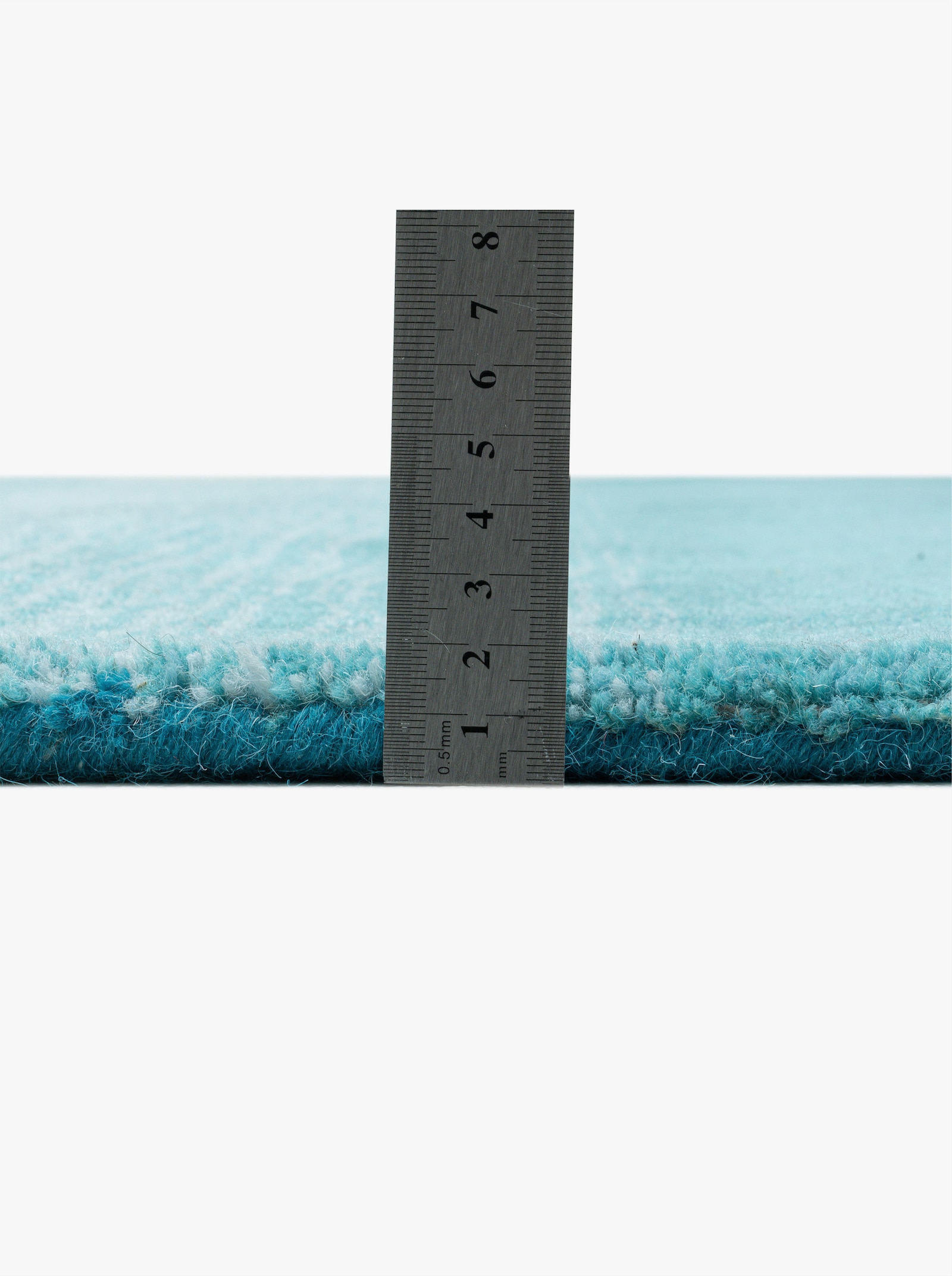 Theko Handwebteppich - türkis