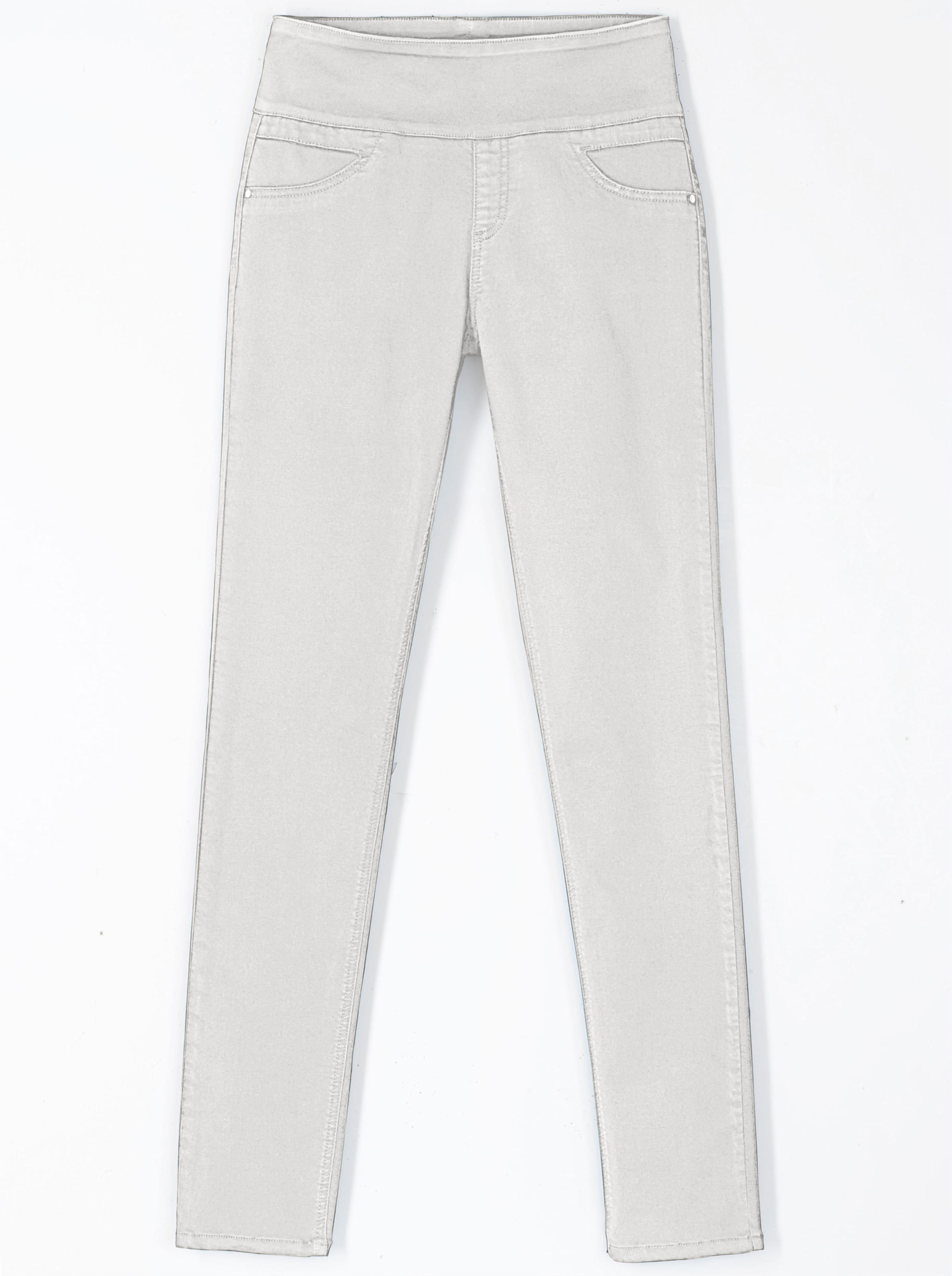 Casual Looks Damen Weiß Schlupfhose von Baur - Bild 3