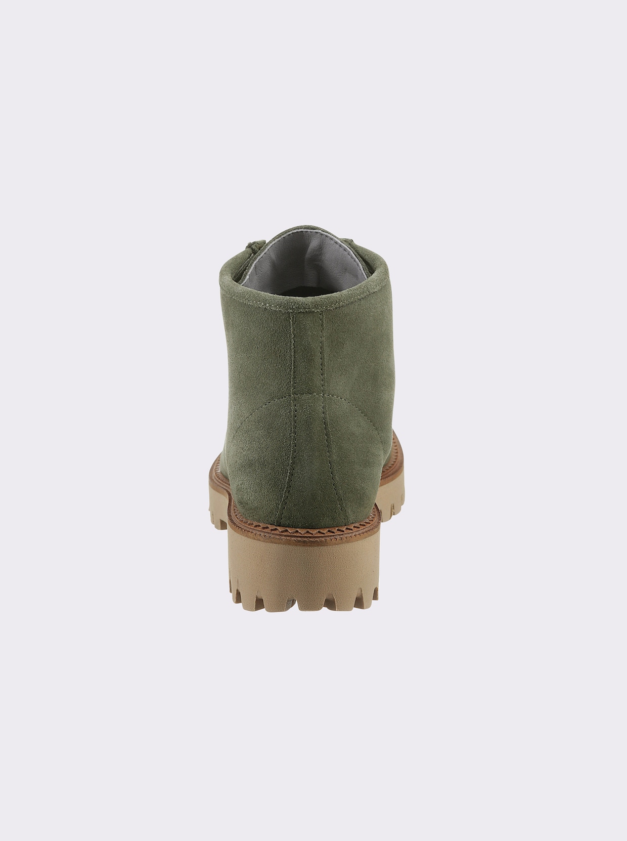 heine Bottines à lacets - vert olive