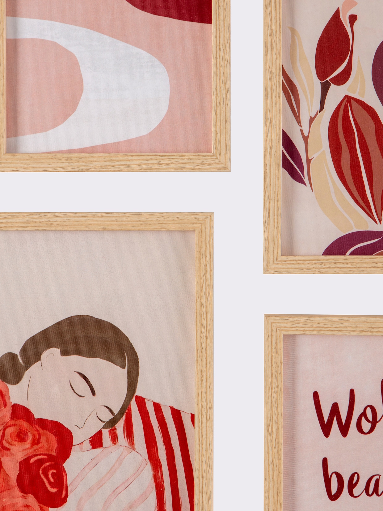 heine home Tableau - couleur ivoire-rouge
