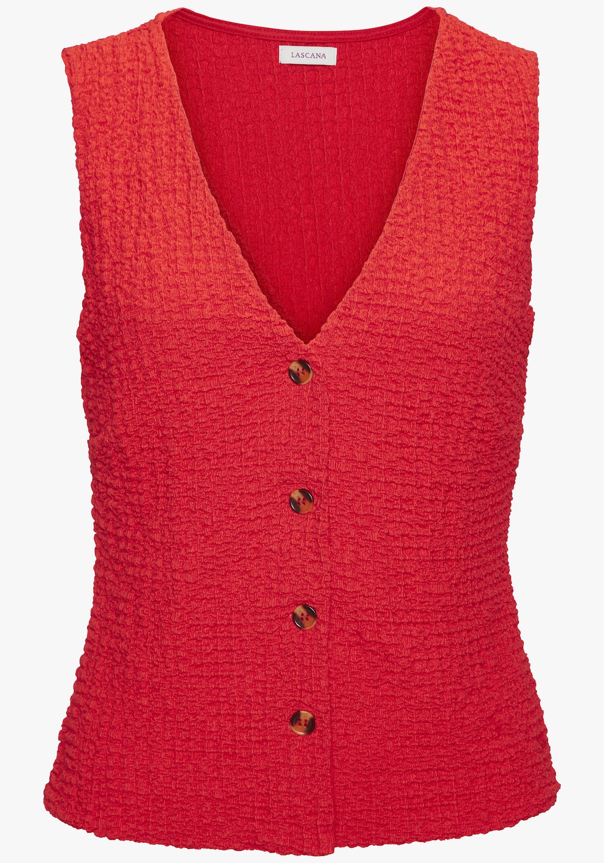 LASCANA Anzugweste - rot