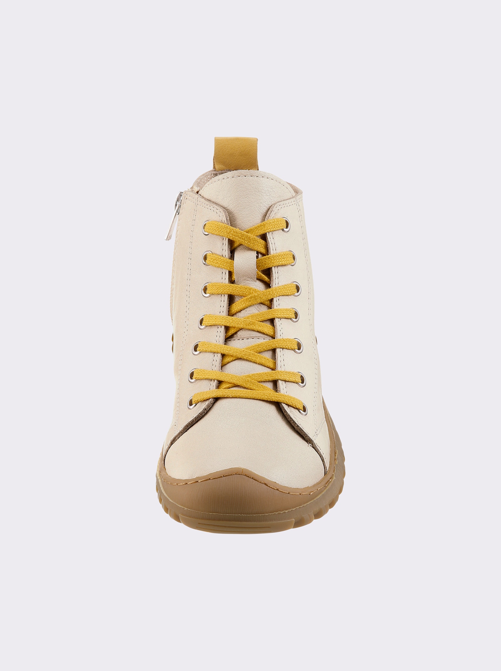 Andrea Conti Schnürstiefelette - creme-gelb