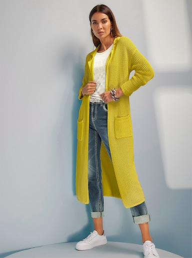 heine Strickmantel - limone