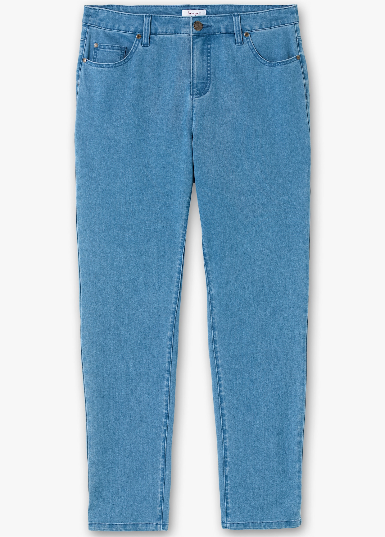 sheego 5-Pocket-Jeans - blue denim