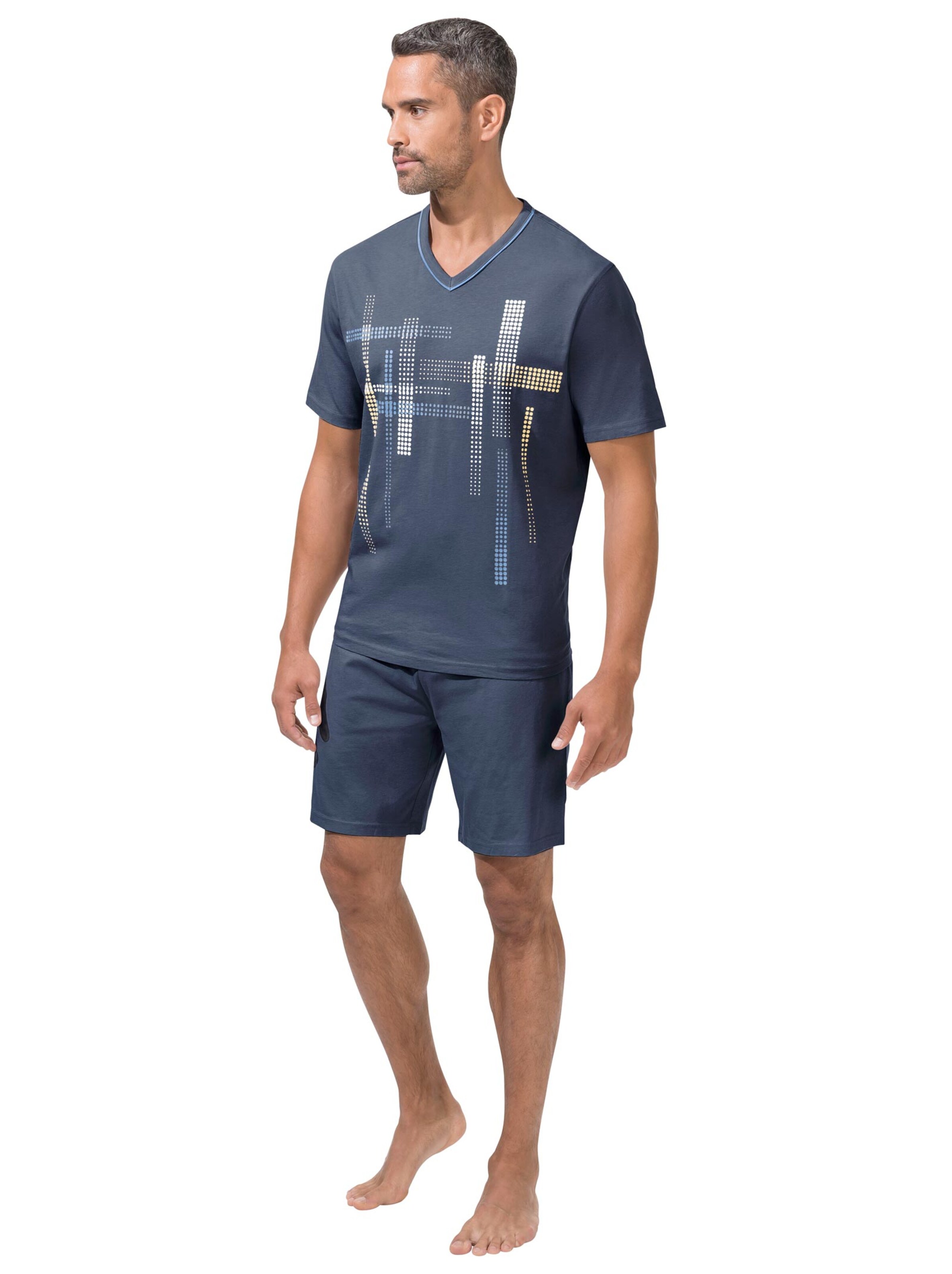 wäschepur Shortys - grau + marine