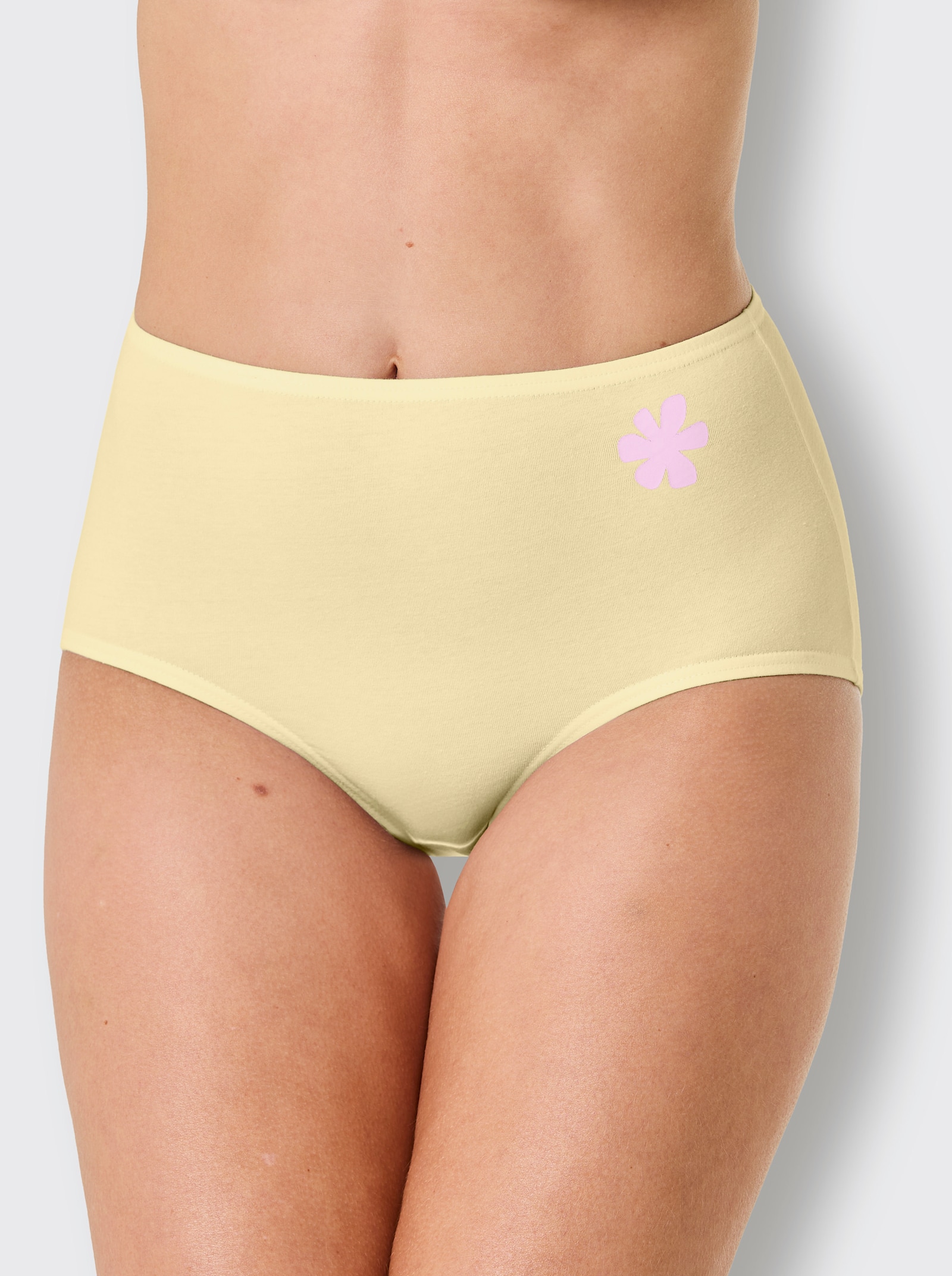 wäschepur Tailleslip - 2x lichtblauw + 2x vanille + 2x lila