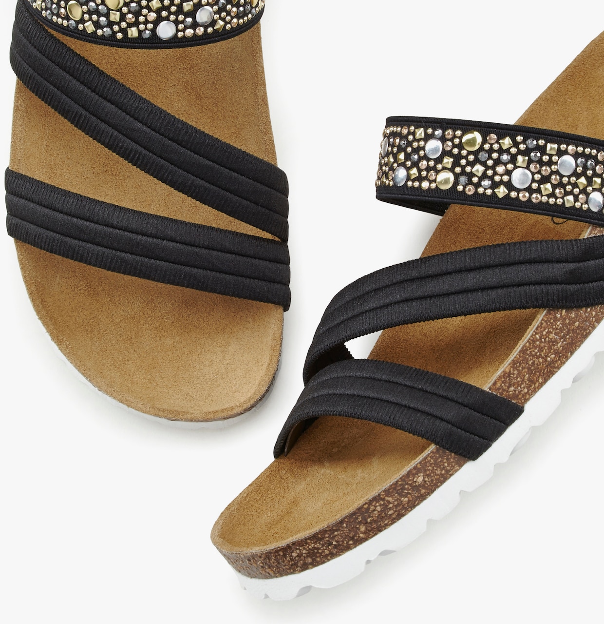 LASCANA Slippers - zwart
