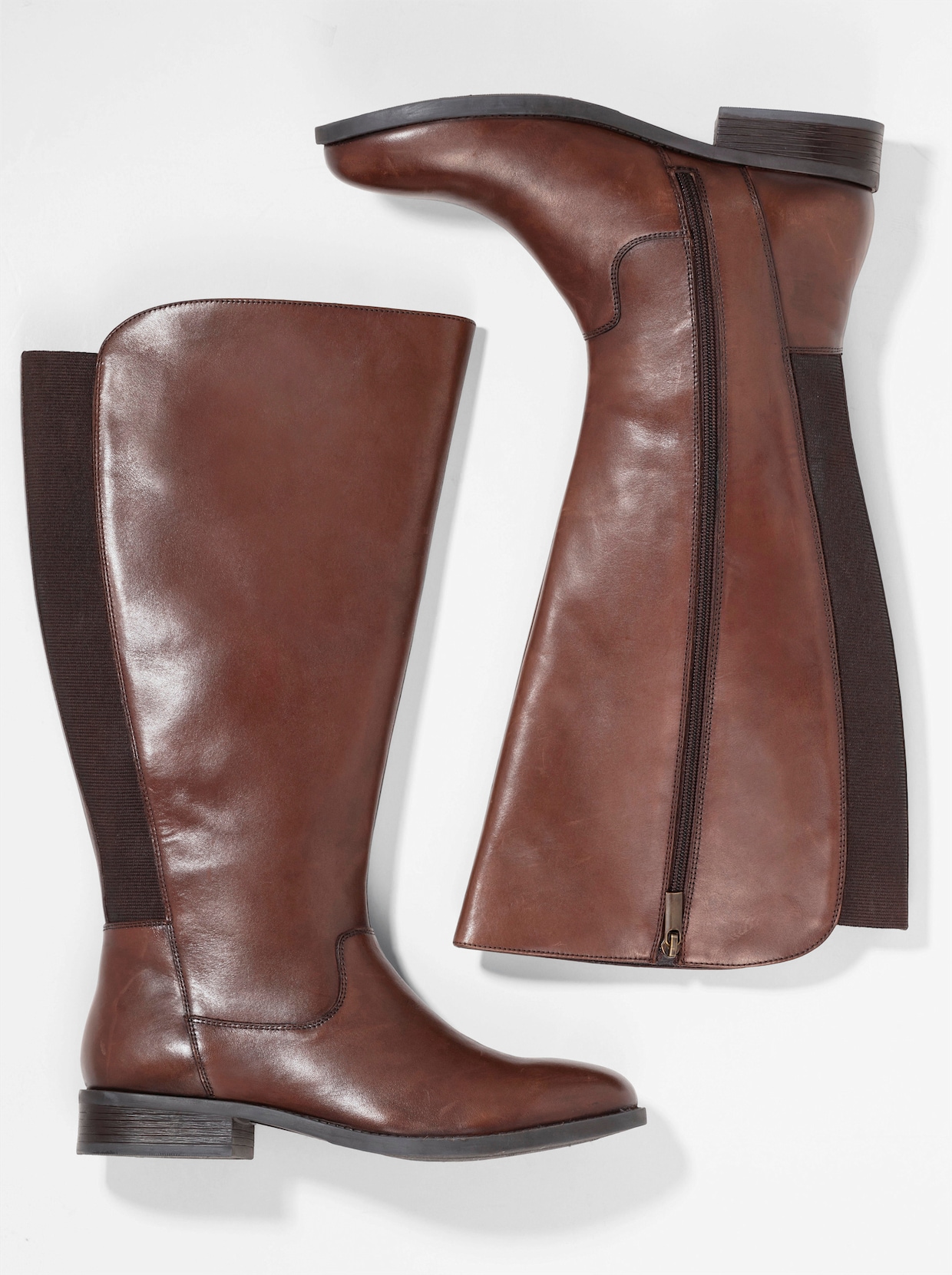sheego Weitschaftstiefel - braun