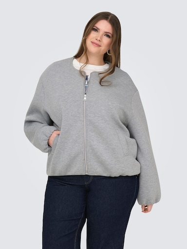 ONLY CARMAKOMA Blouson - medium grey melange