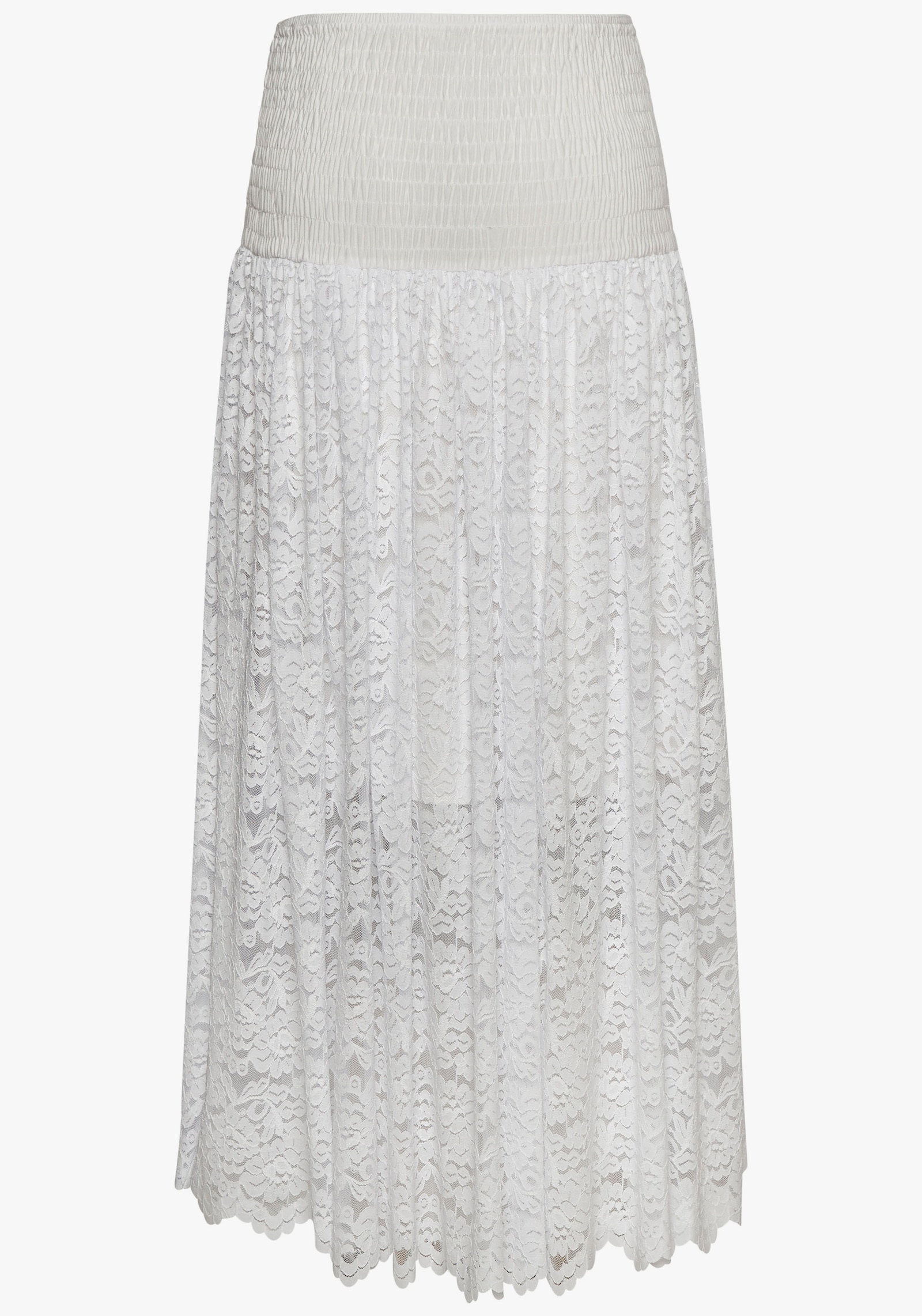 LASCANA 2-in-1-jurk - wit