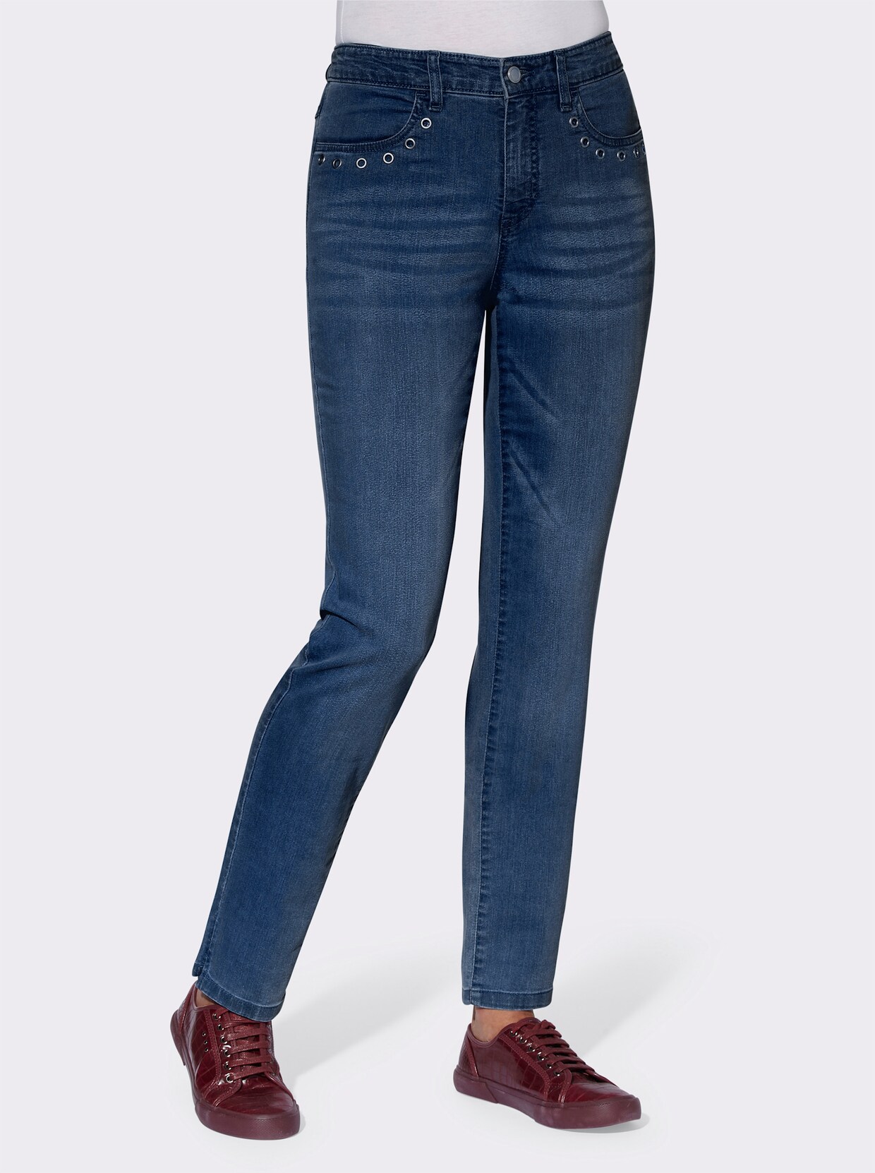 Jeans - blue-stone-washed