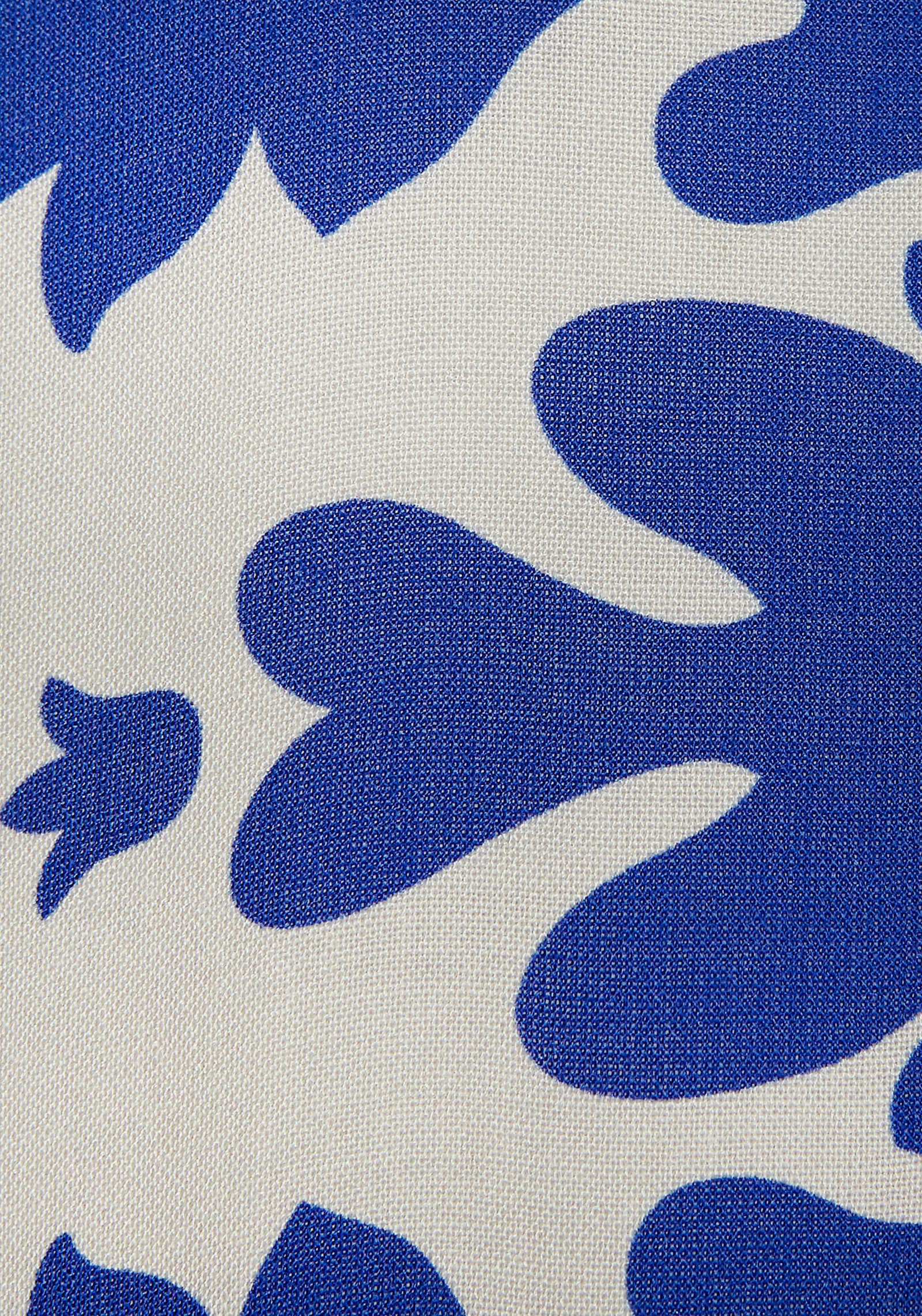 Vivance Maxikleid - creme-blau bedruckt