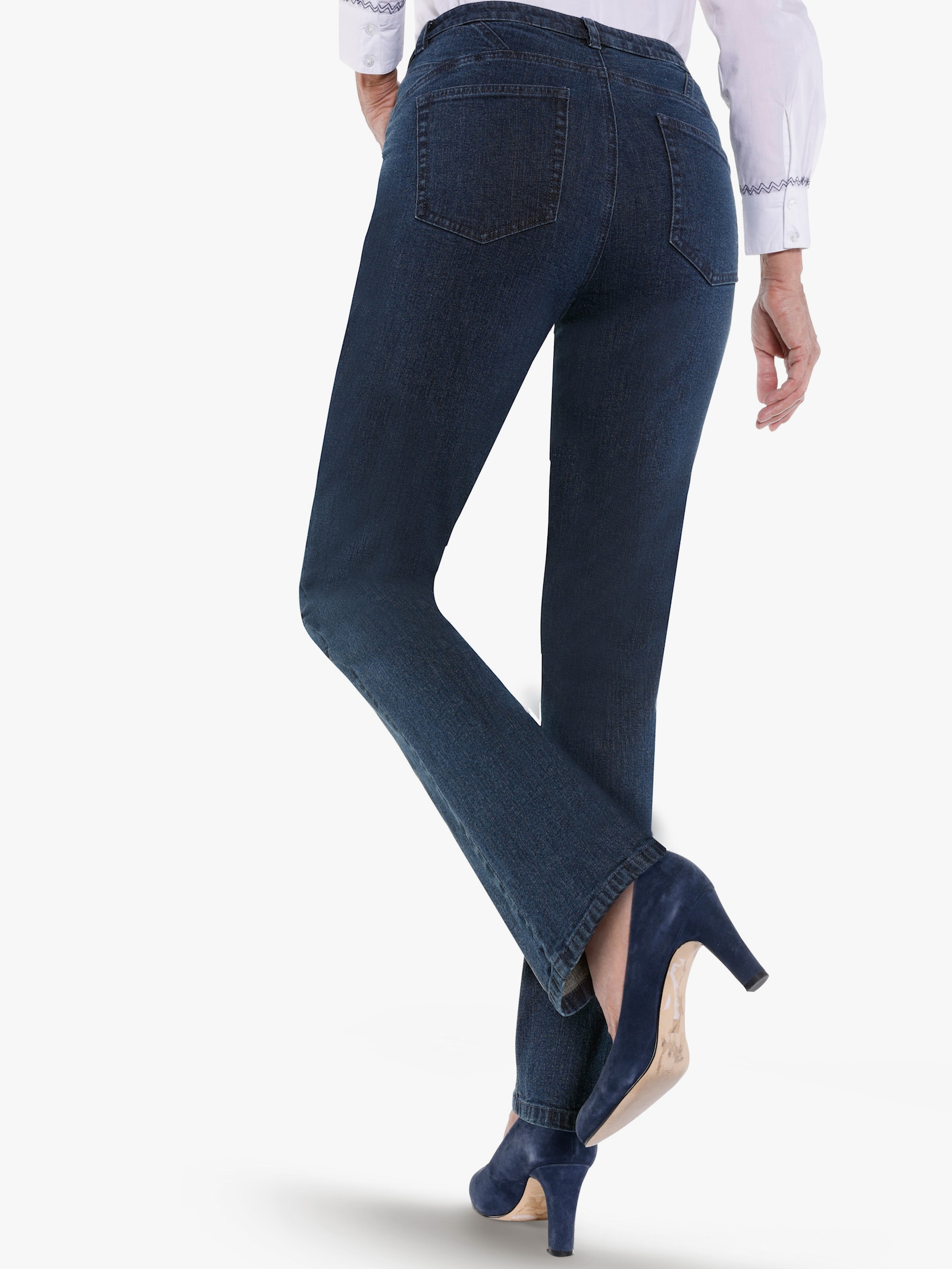 5-Pocket-Jeans mit Push-up-Effekt - dark blue