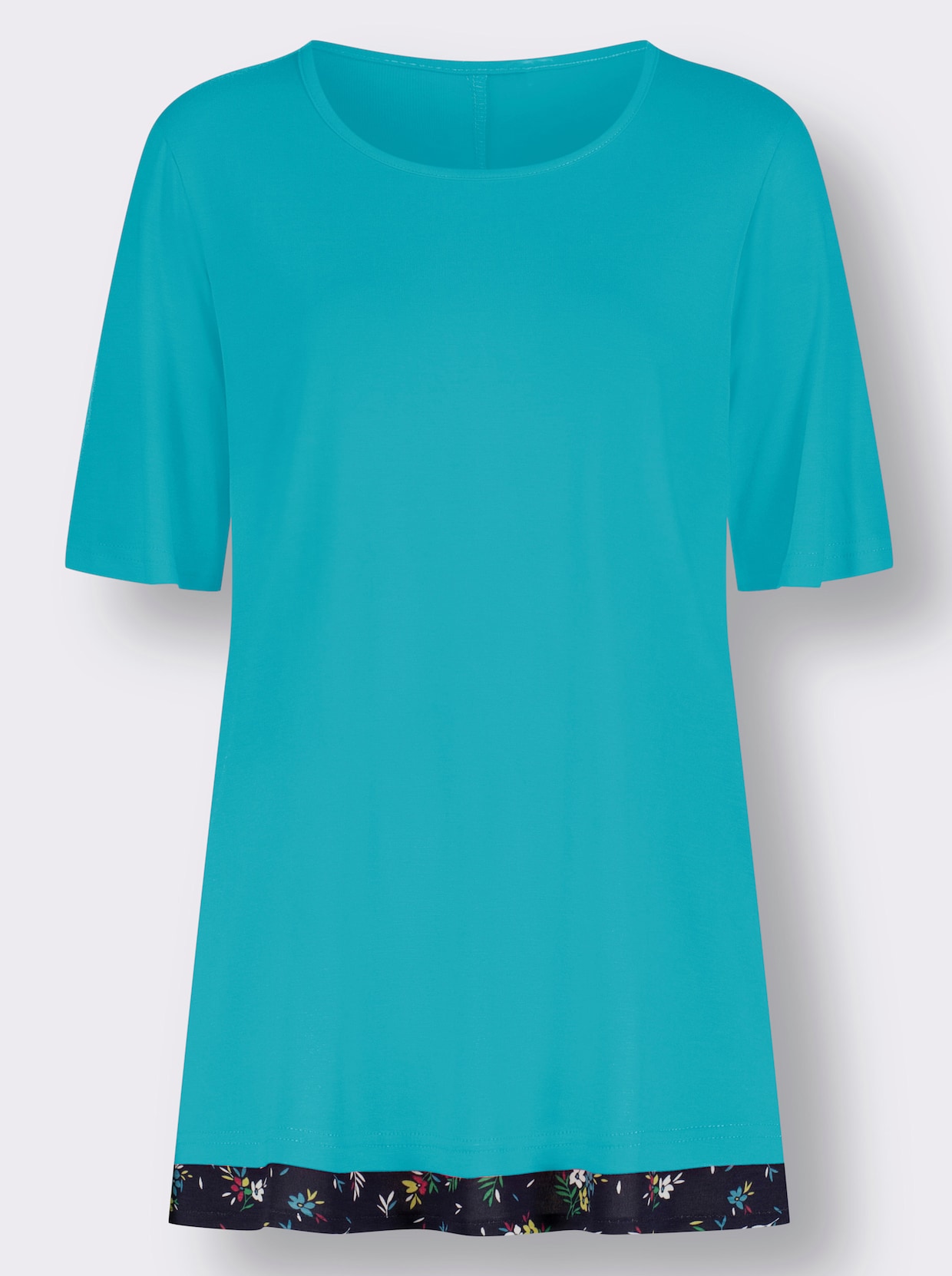 2-in-1-shirt - turquoise