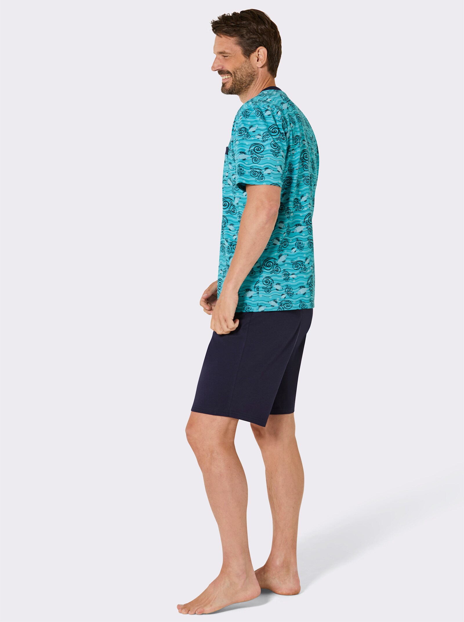 wäschepur men Shortys im preiswerten Doppelpack - türkis + marine