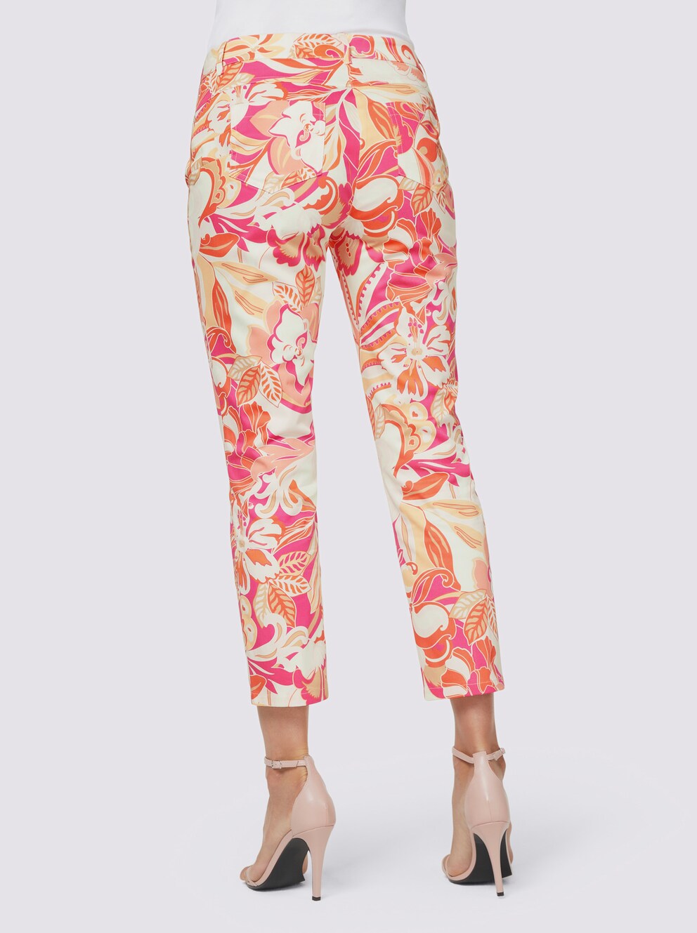 heine PushupHose in korallehellroségemustert heine