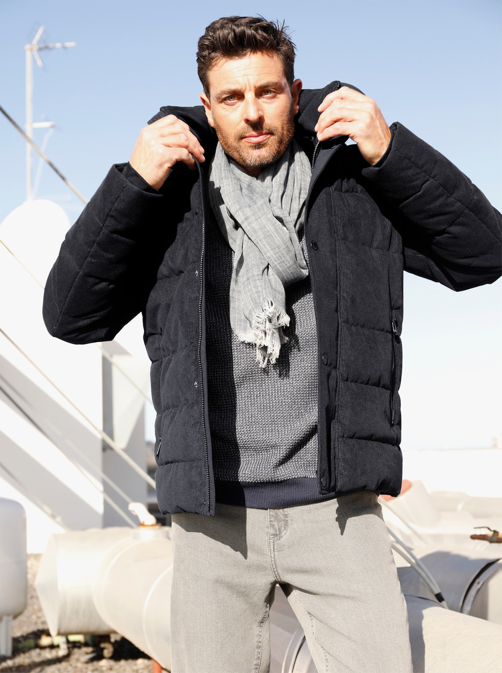 New Canadian Blouson, zeer warm - marine