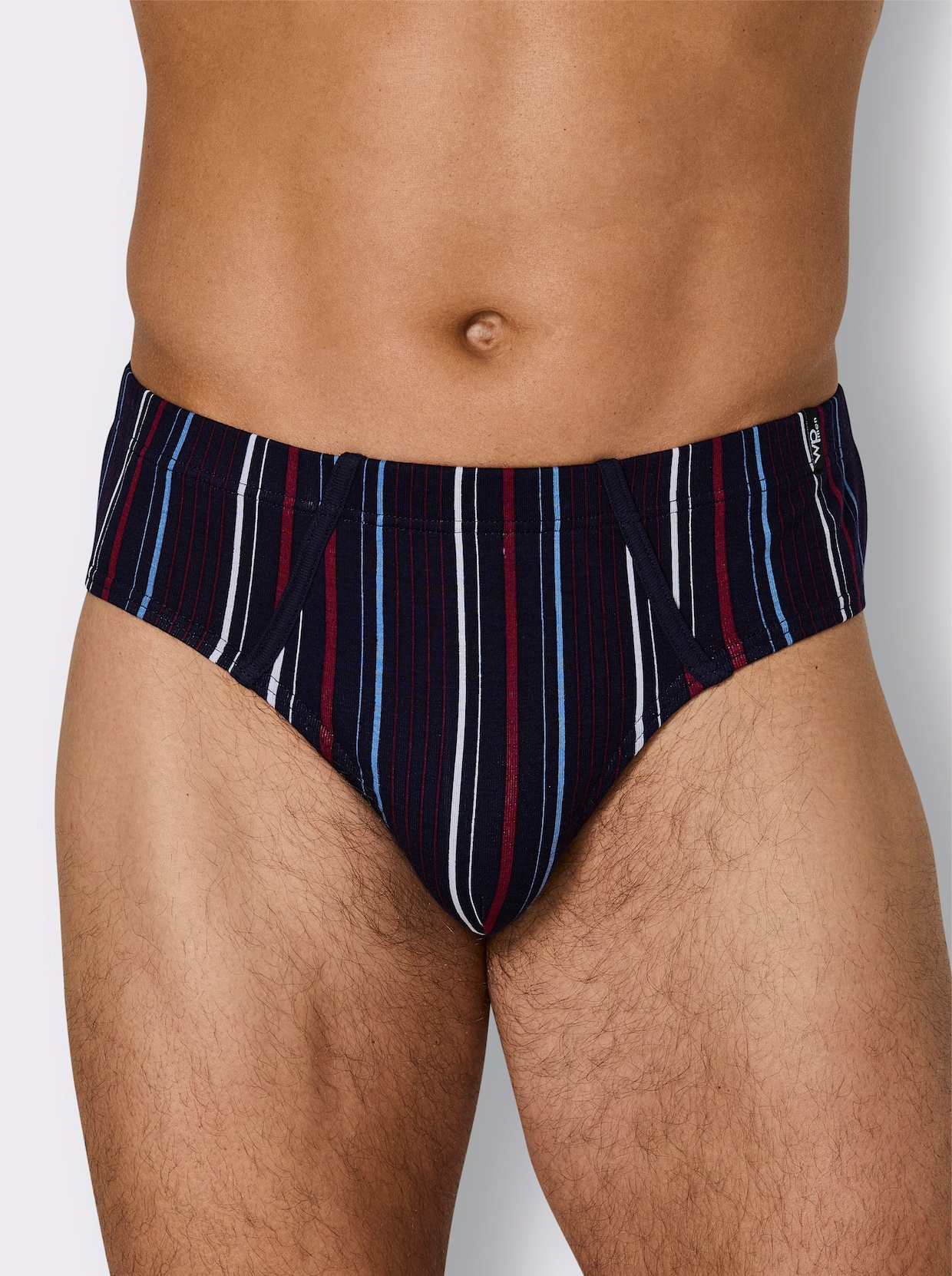wäschepur men Slip - marine + marine gestreept