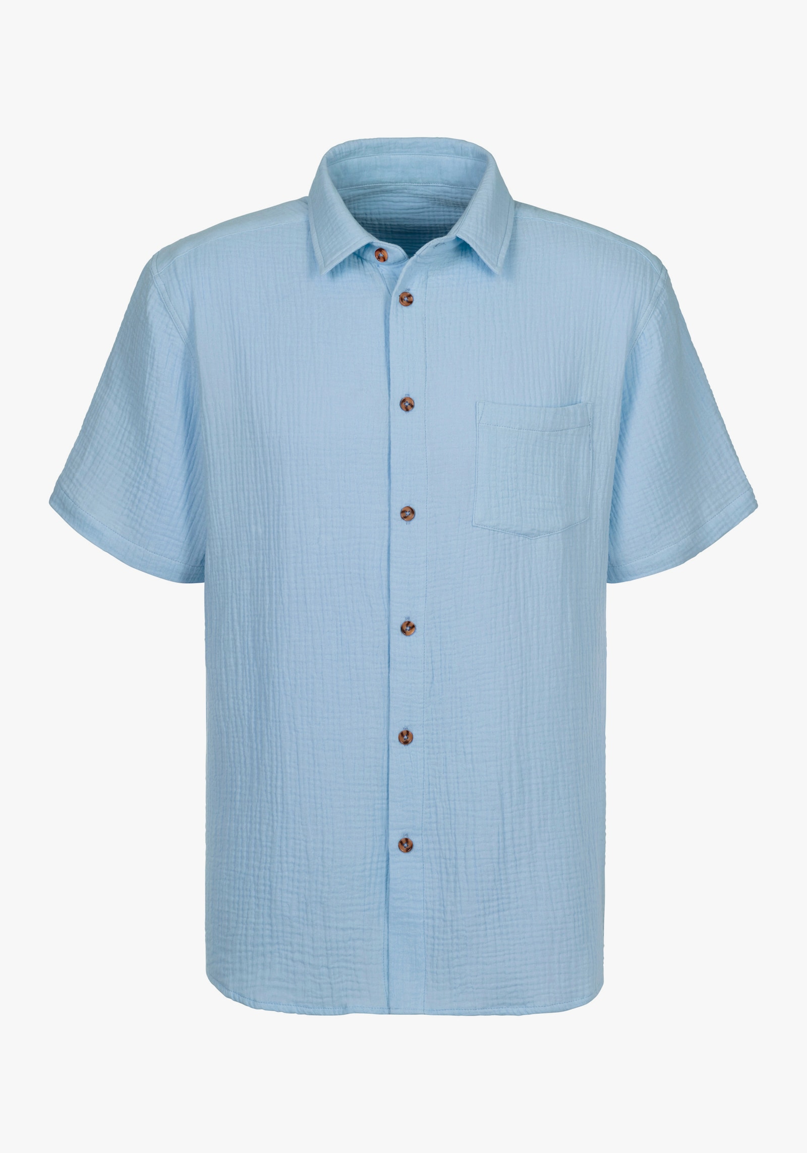 Beachtime Kurzarmhemd - hellblau