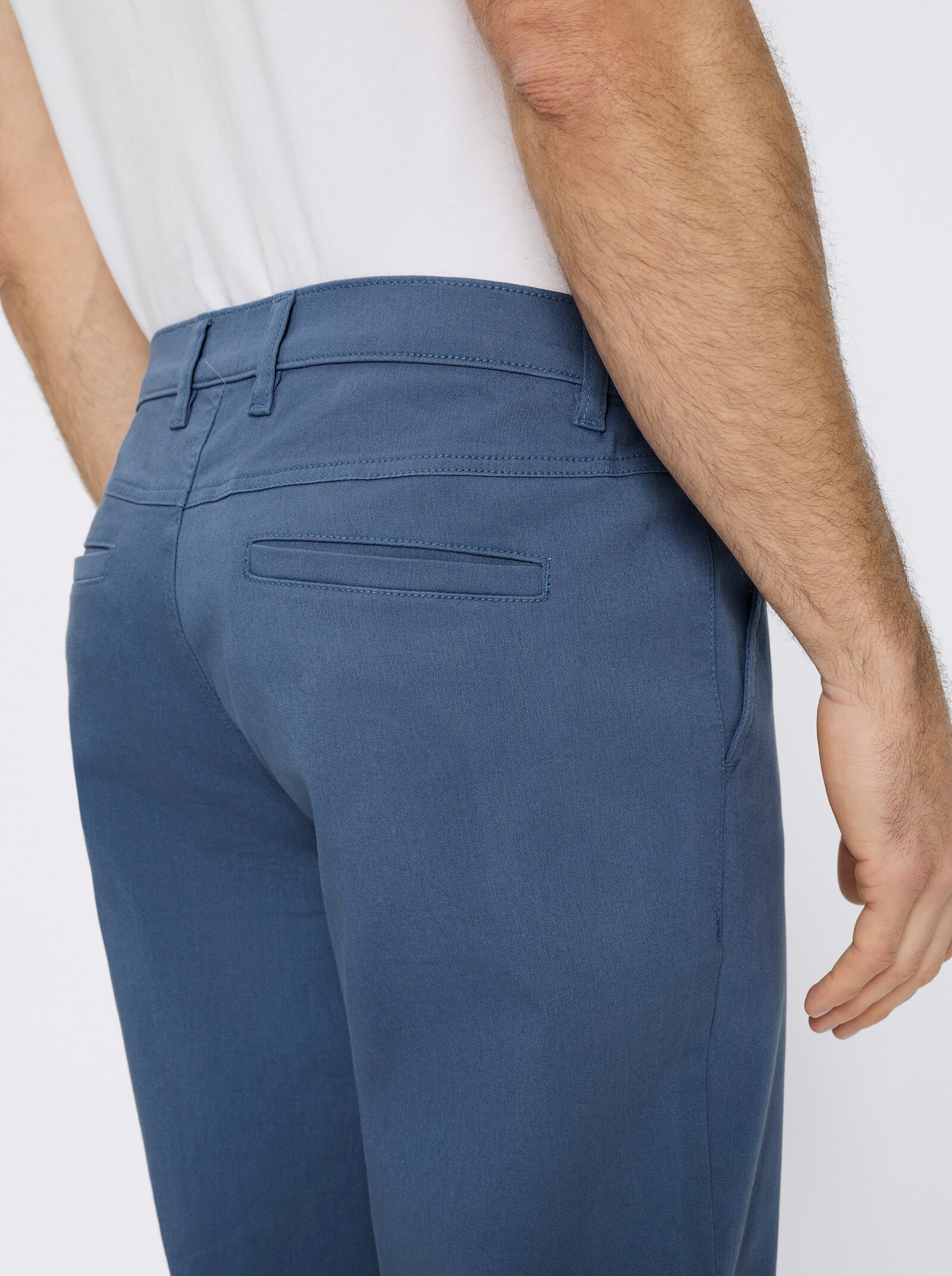 Marco Donati Chinohose mit Stretch-Anteil - jeansblau