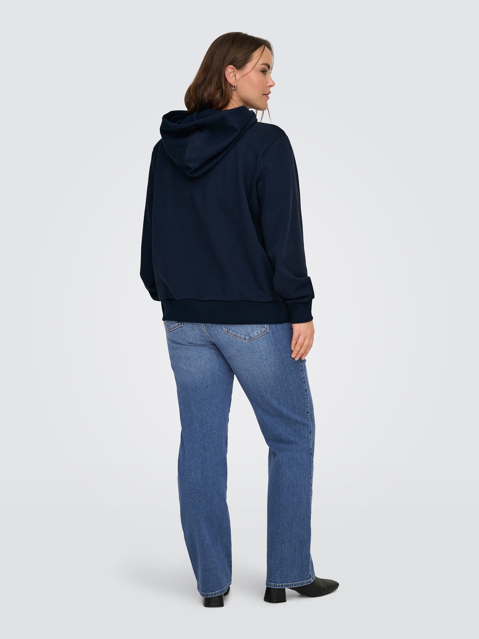 ONLY CARMAKOMA Kapuzensweatshirt - night sky detail:rose gold strings + heart emb