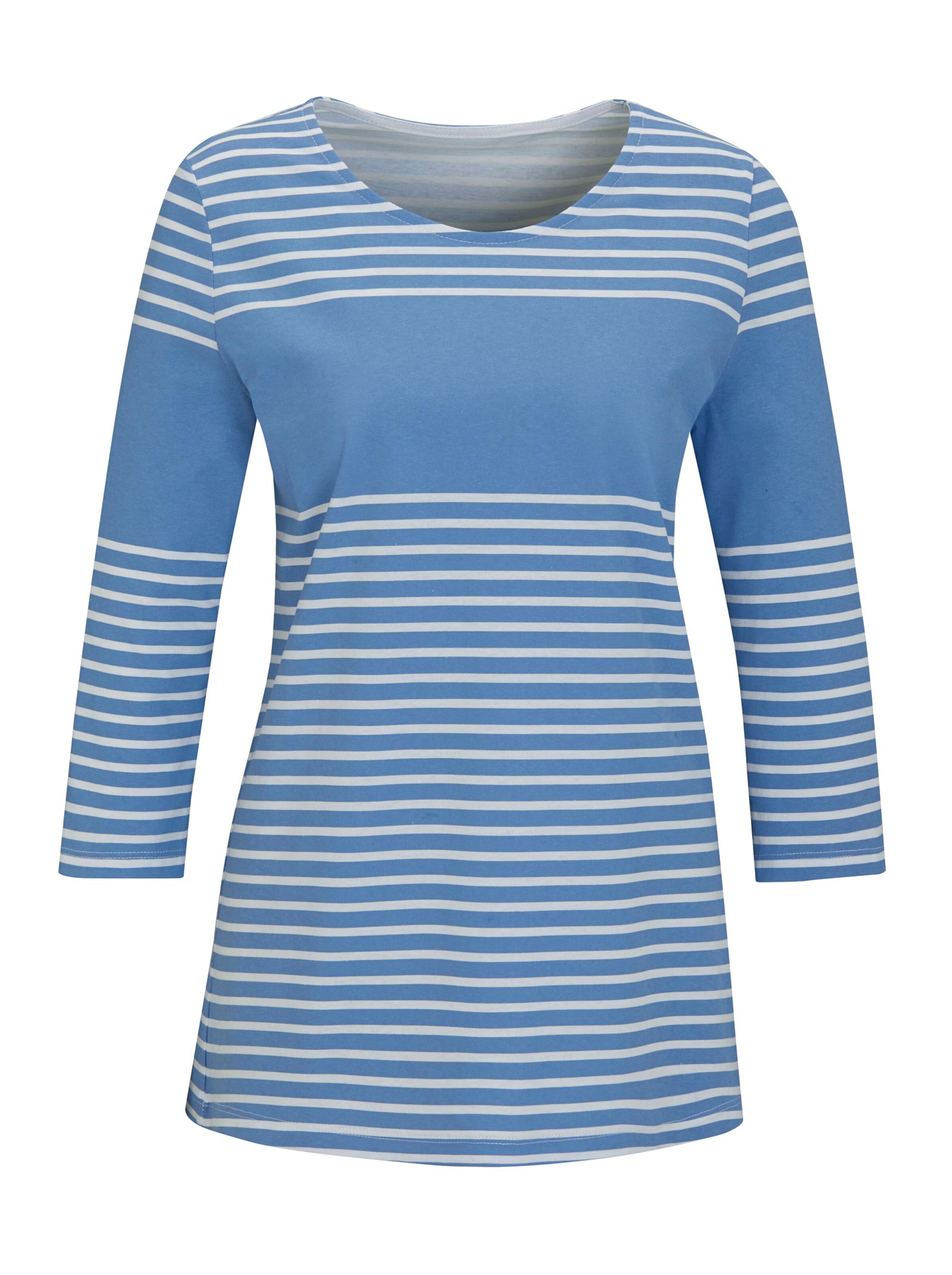 Shirt - bleu-geringelt