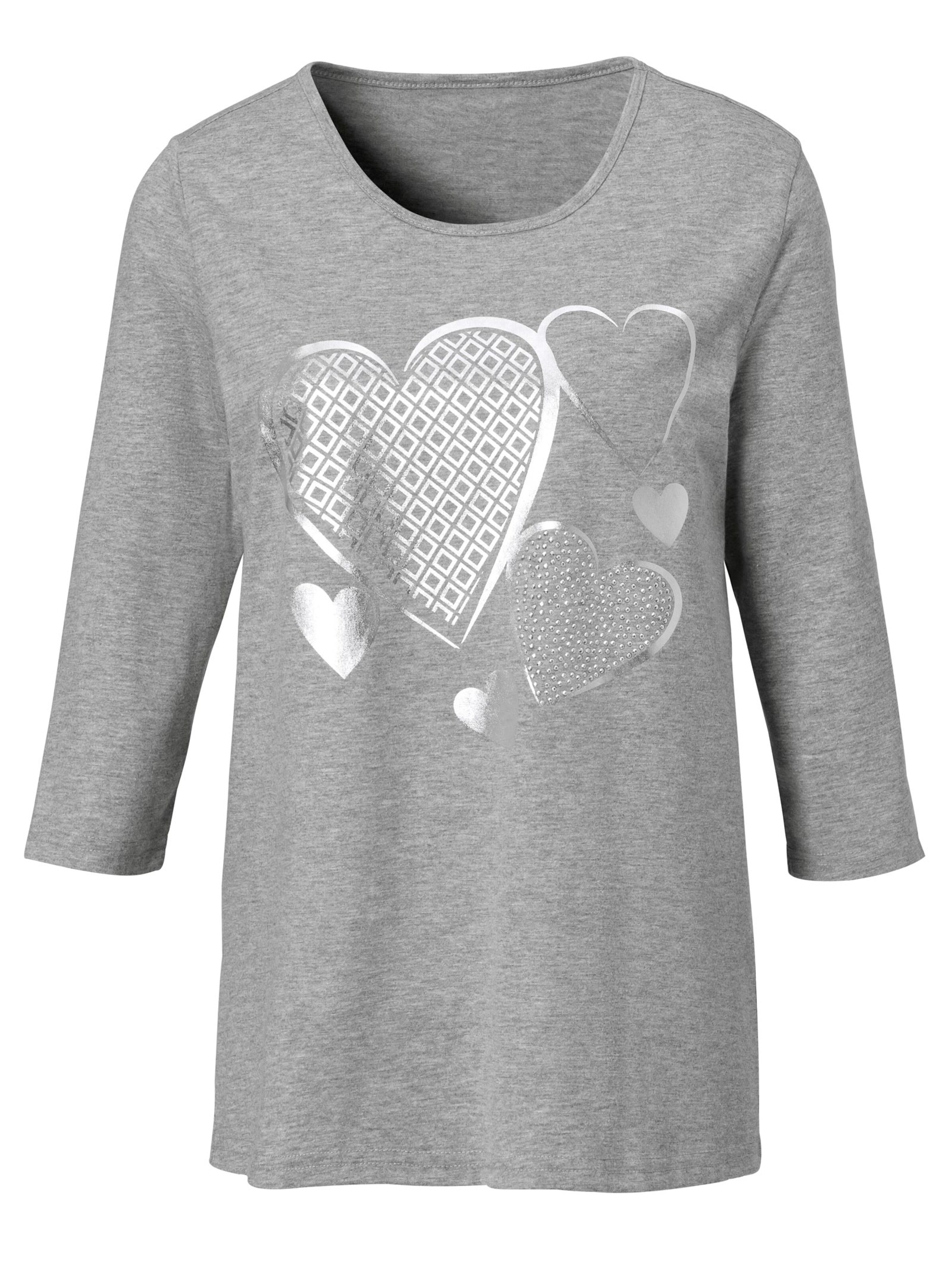 Shirt - grau-meliert