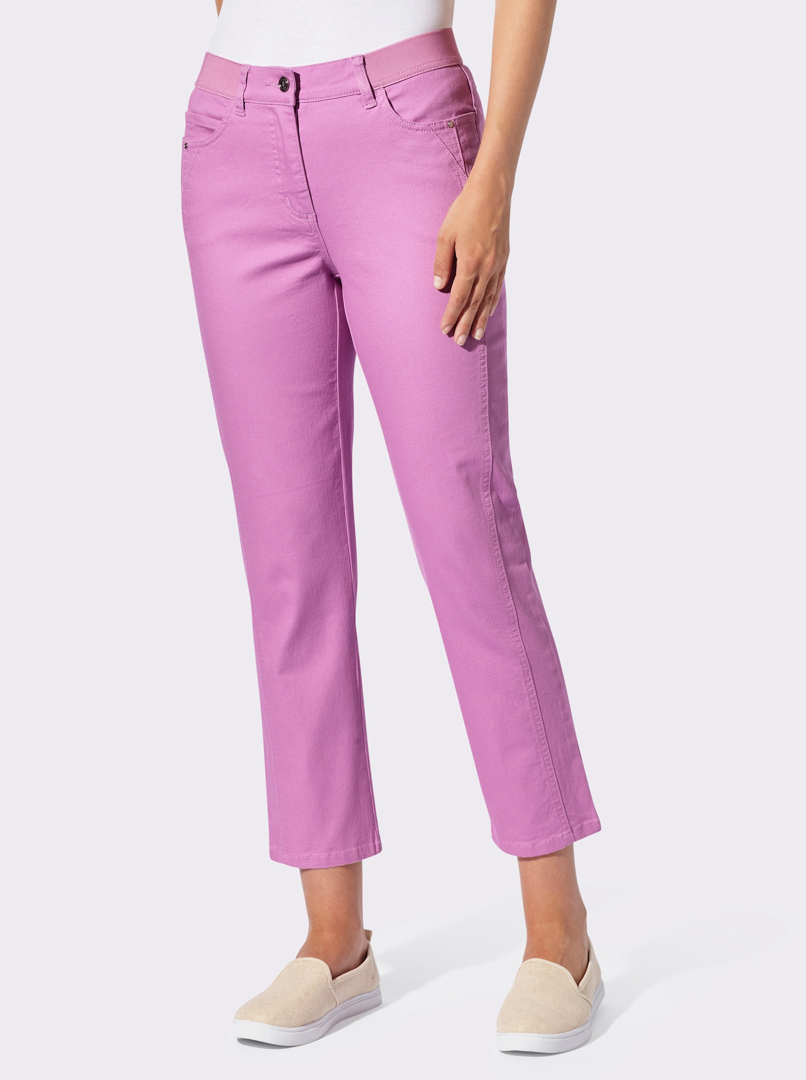 7/8-Hose in 5-Pocket-Form - orchidee